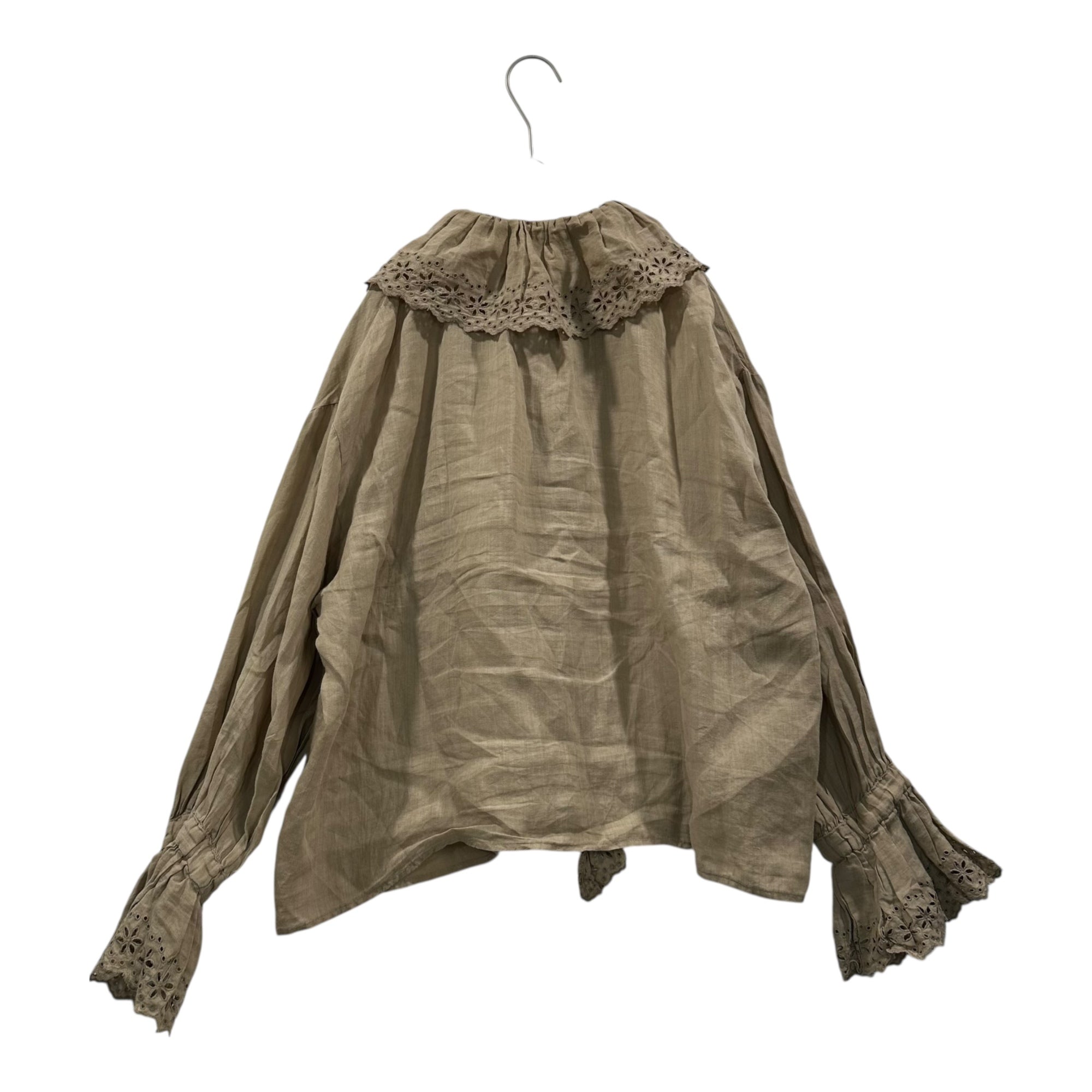 Gauze#(ガーゼ) Antique Frill Blouse アンティーク フリル ブラウス