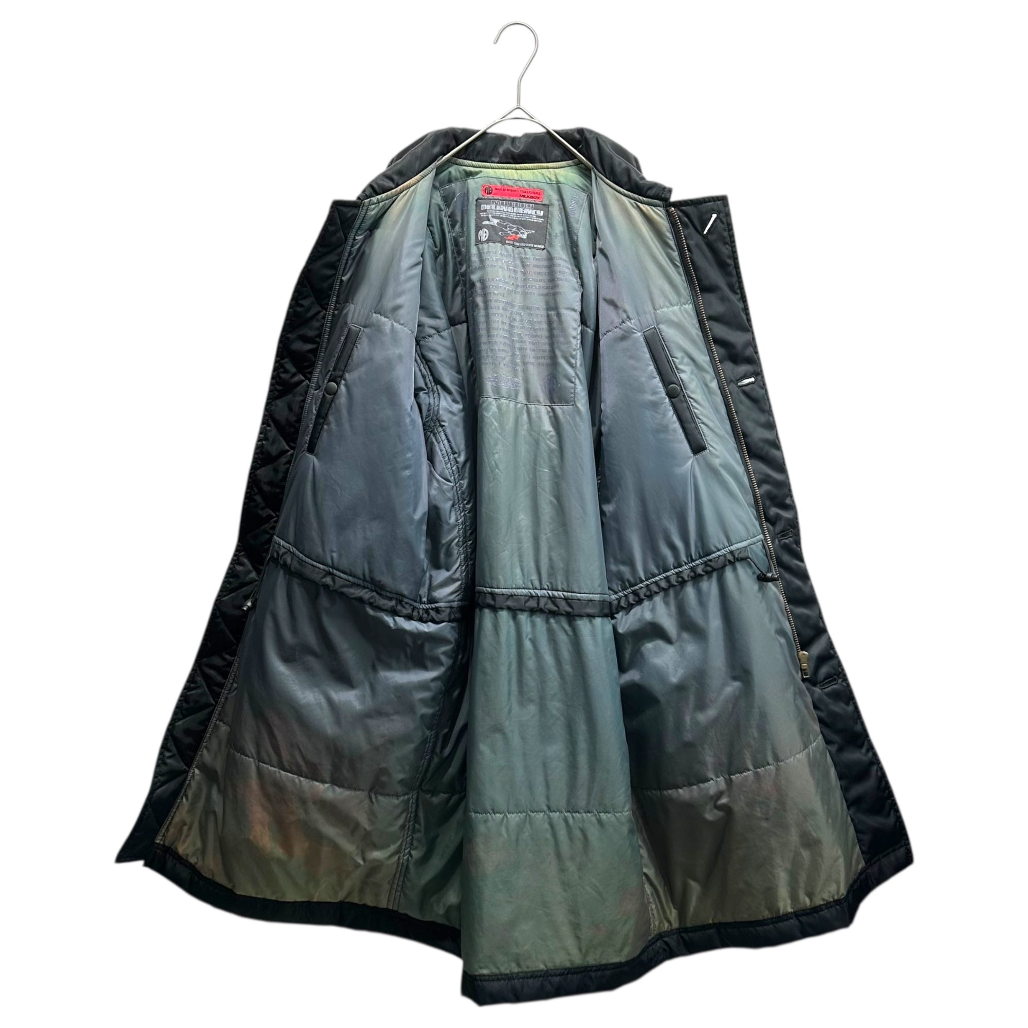 MILKBOY(ミルクボーイ) 00's MA-1 Coat 00年代 中綿 MA1 コート 10-0020 FREE ブラック Y2K