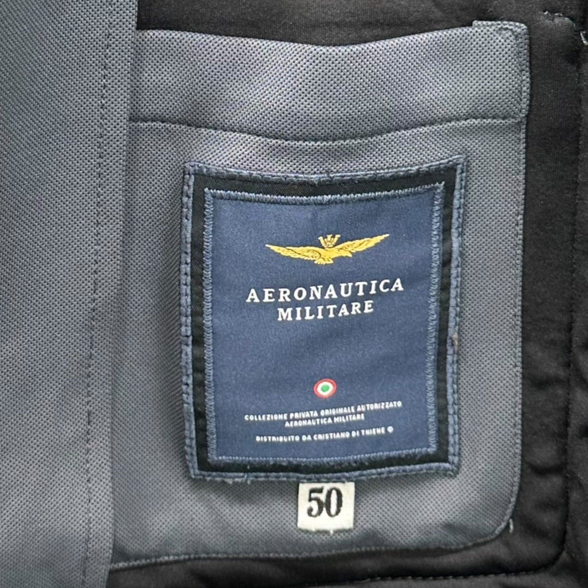 Aeronautica Militare(アエロナウティカ ミリターレ) Pilot Jacket パイロット ジャケット 50(XL) グレー