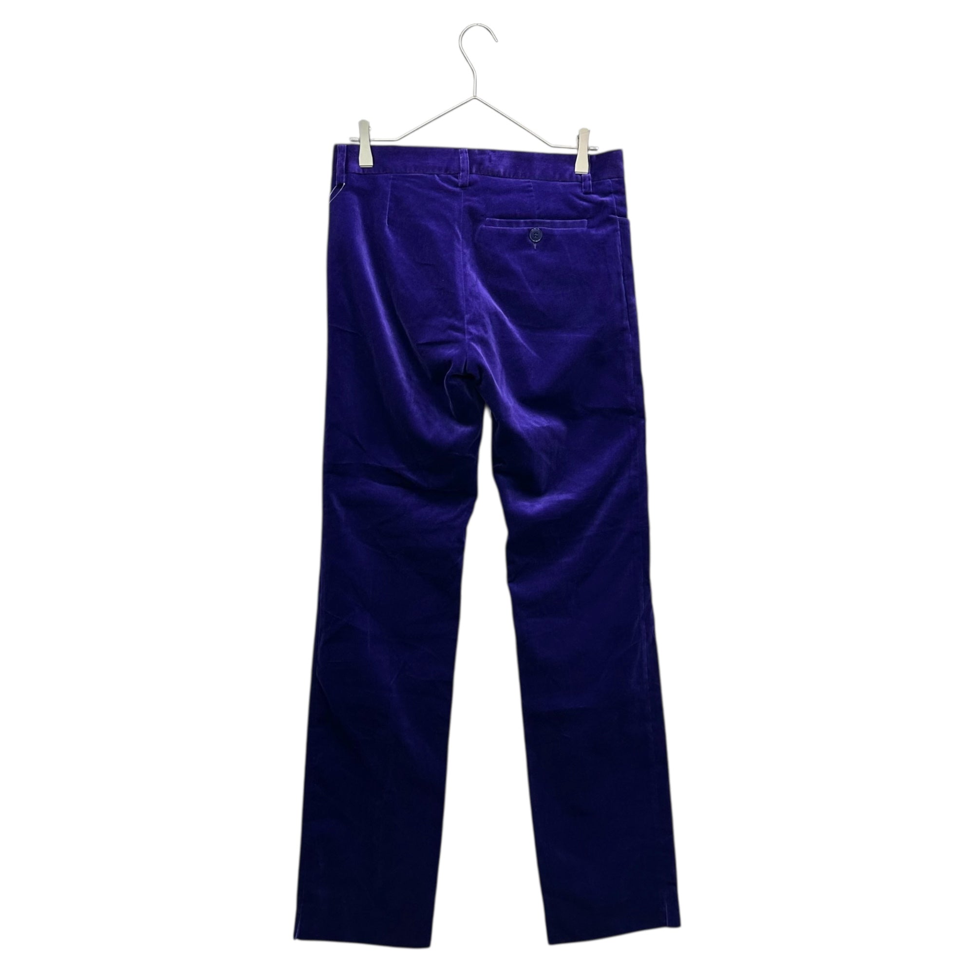 Agnes b. homme(アニエスベーオム) Old Velour Straight Pants オールド ベロア ストレート パンツ 38(M程度) パープル