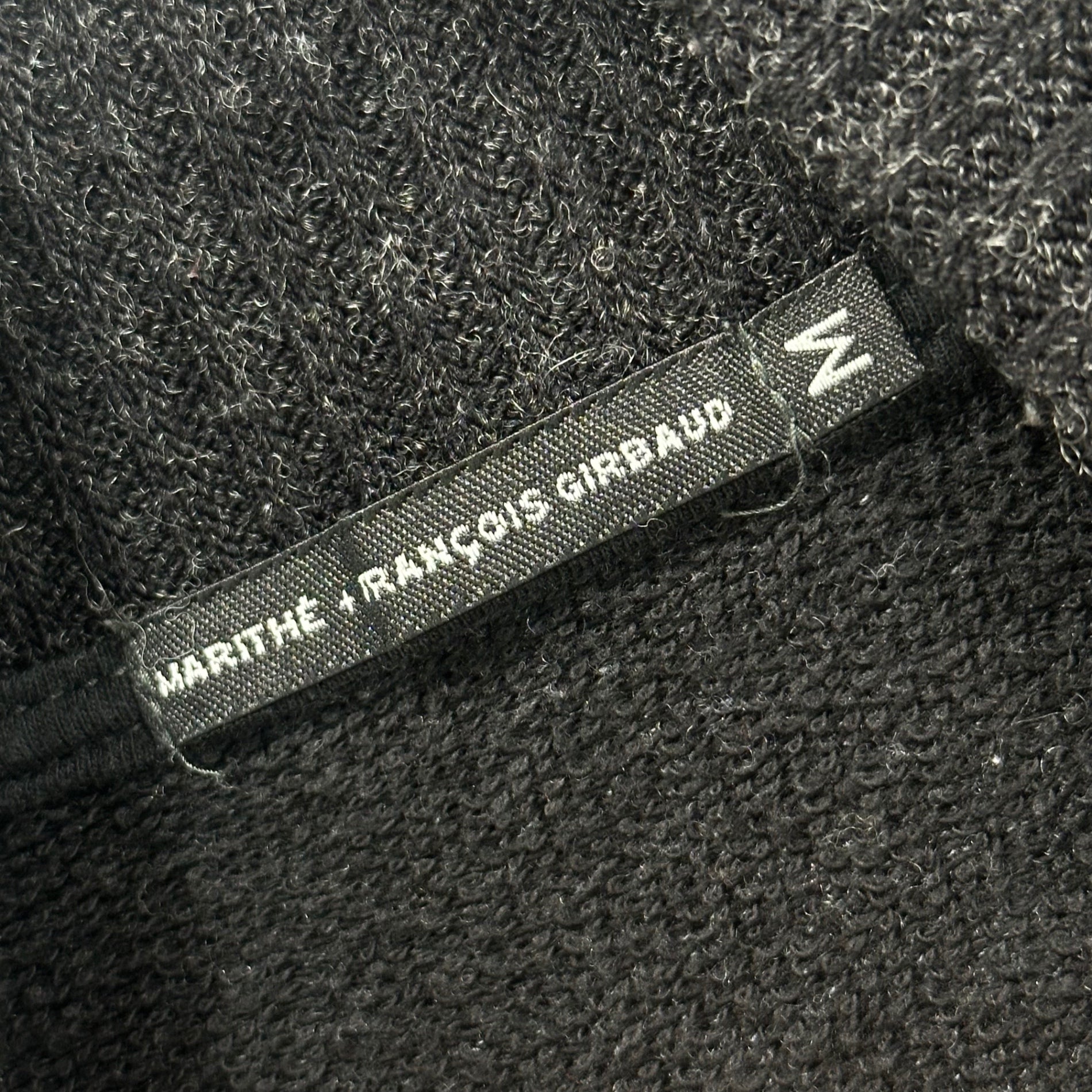 MARITHE FRANCOIS GIRBAUD(マリテフランソワジルボー) 00’s One-Button Shawl Collar Sweatshirt ワンボタン ショールカラー スウェット M7-6682 M グレー Y2K