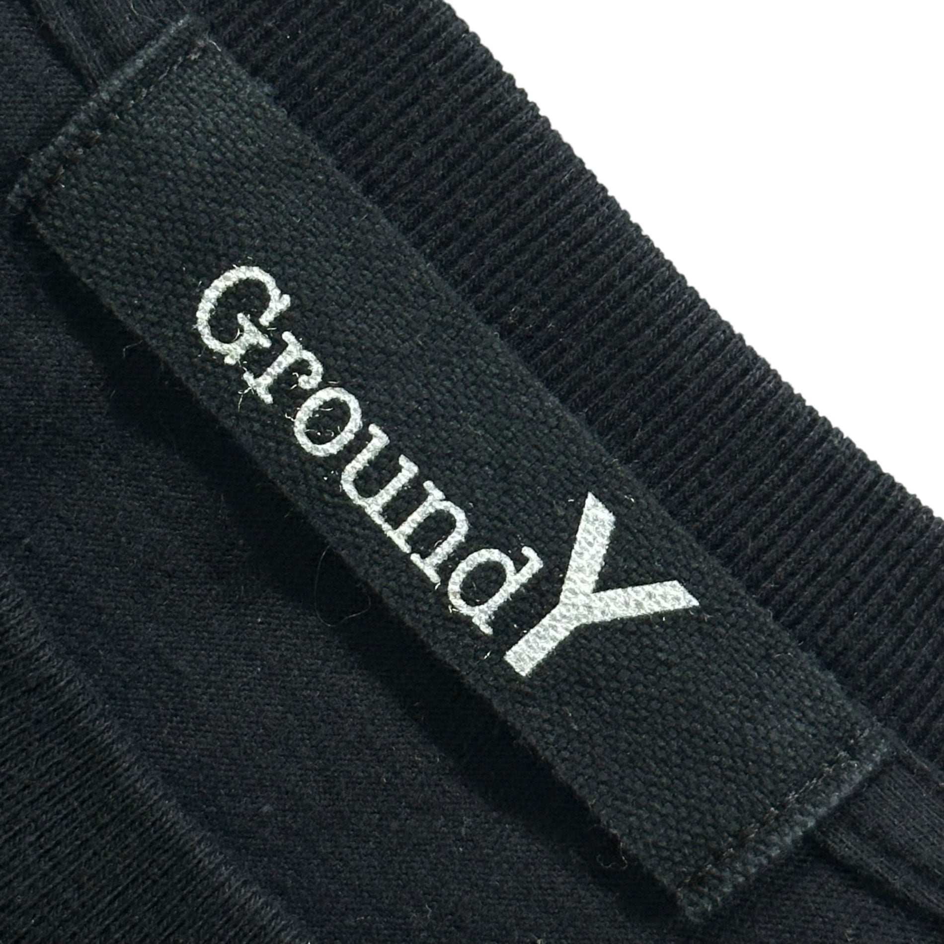 Ground Y(グラウンドワイ) Front-Logo L/S T-Shirt フロント ロゴ 長袖 Tシャツ GD-T37-071 3 ブラック
