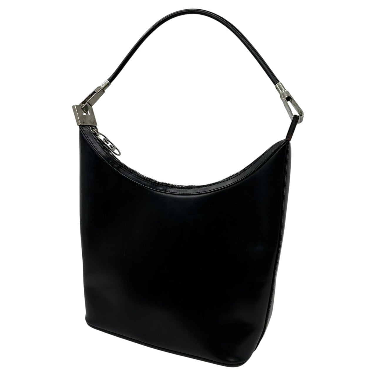 GUCCI(グッチ) Interlocking Leather One-Shoulder Bag インターロッキング レザー ワンショルダー バッグ 001・3814・2026 ブラック OLD オールド