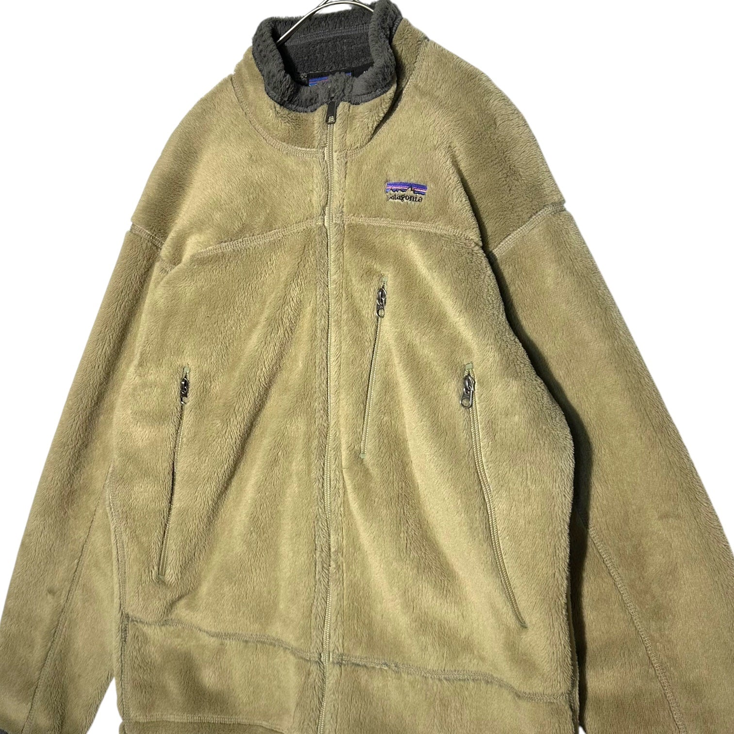 Patagonia(パタゴニア) 00's USA made R4 JACKET USA製 フリース ジャケット 36100 M カーキ 2002年製造 アウトドア ポーラテック