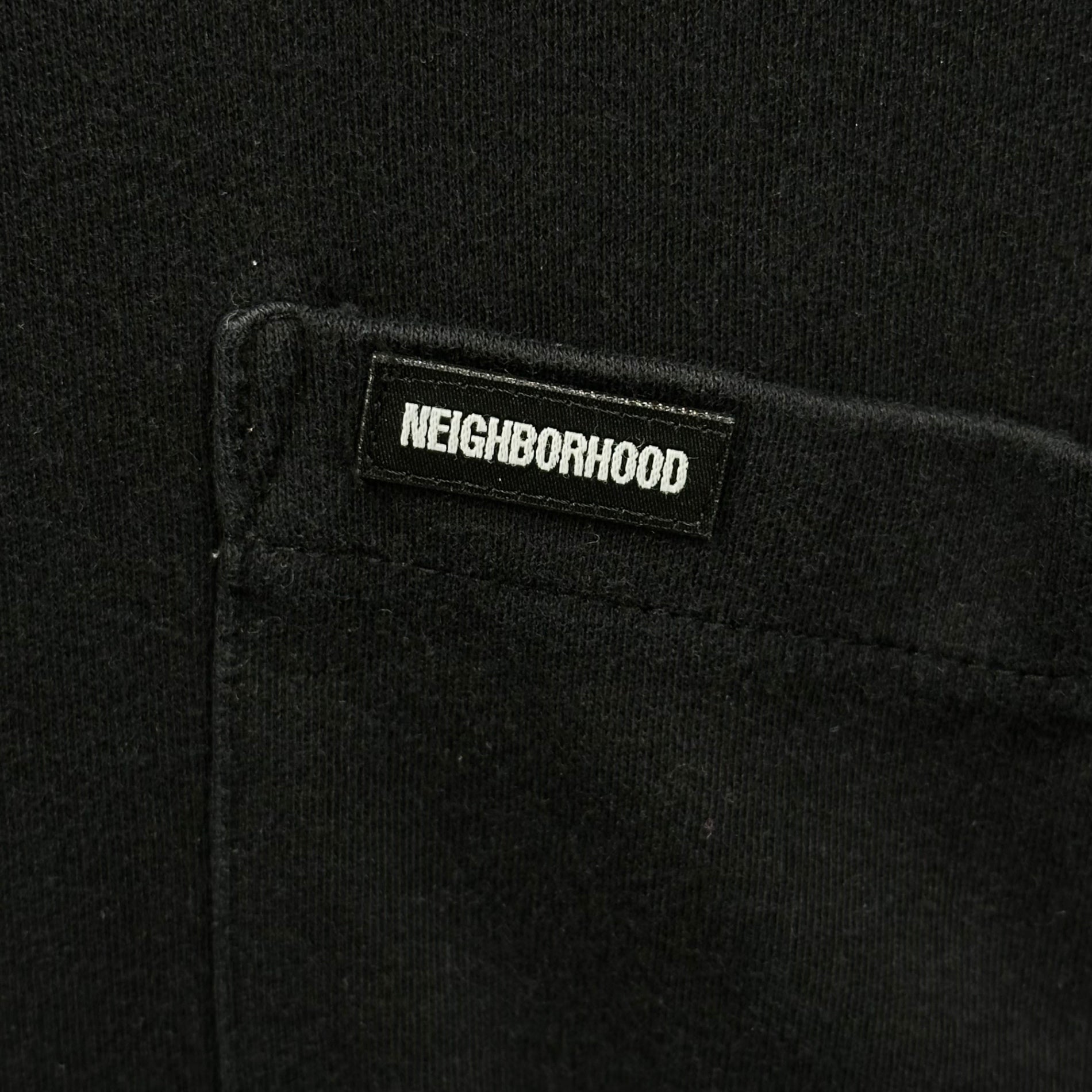 NEIGHBORHOOD(ネイバーフッド) 20ss One-point logo long-sleeved T-shirt ワンポイント ロゴ 長袖 Tシャツ 202lNH-CSM01 S ブラック