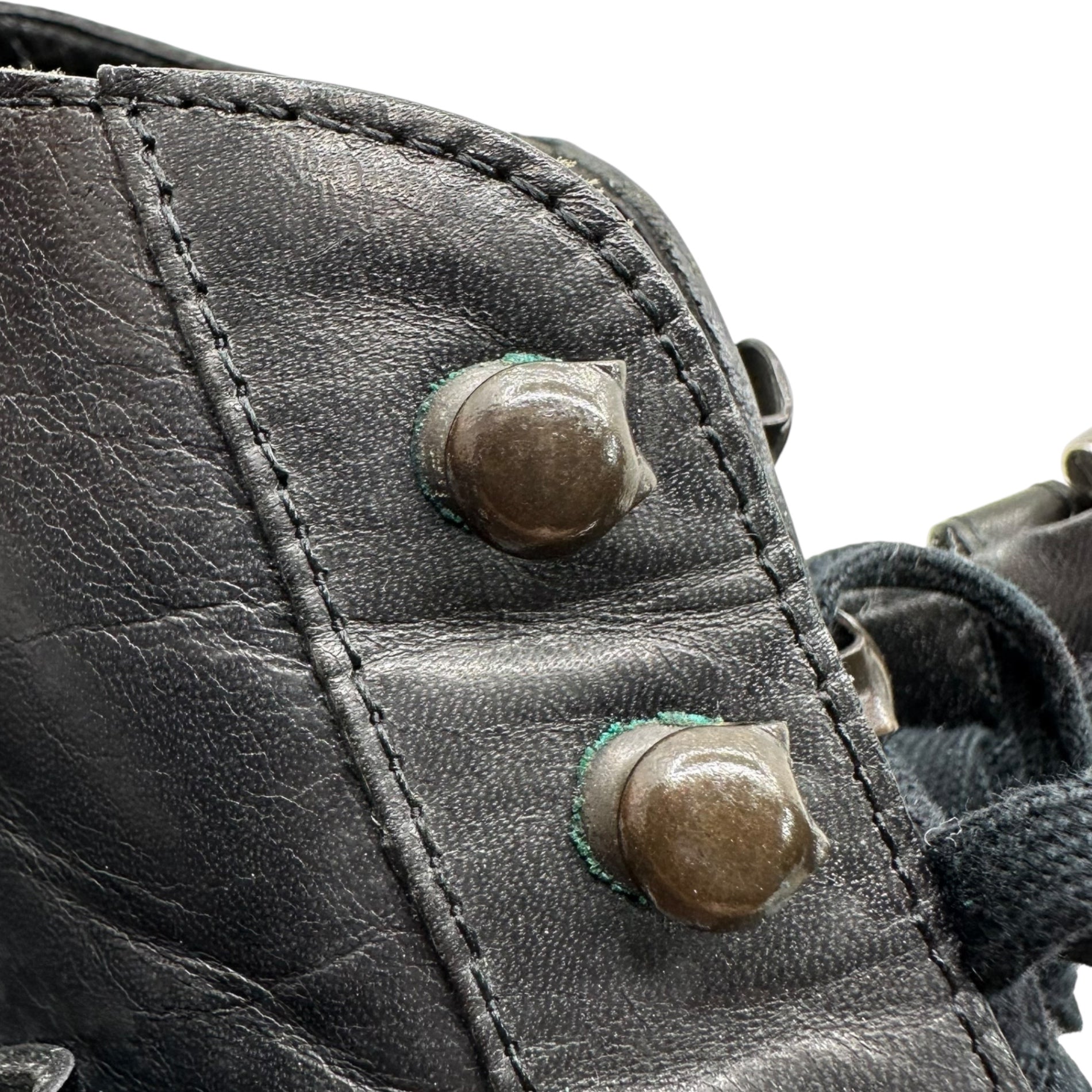 UNSQUEAKY(アンスクウィーキー) Spiked Studded Belted Leather Short