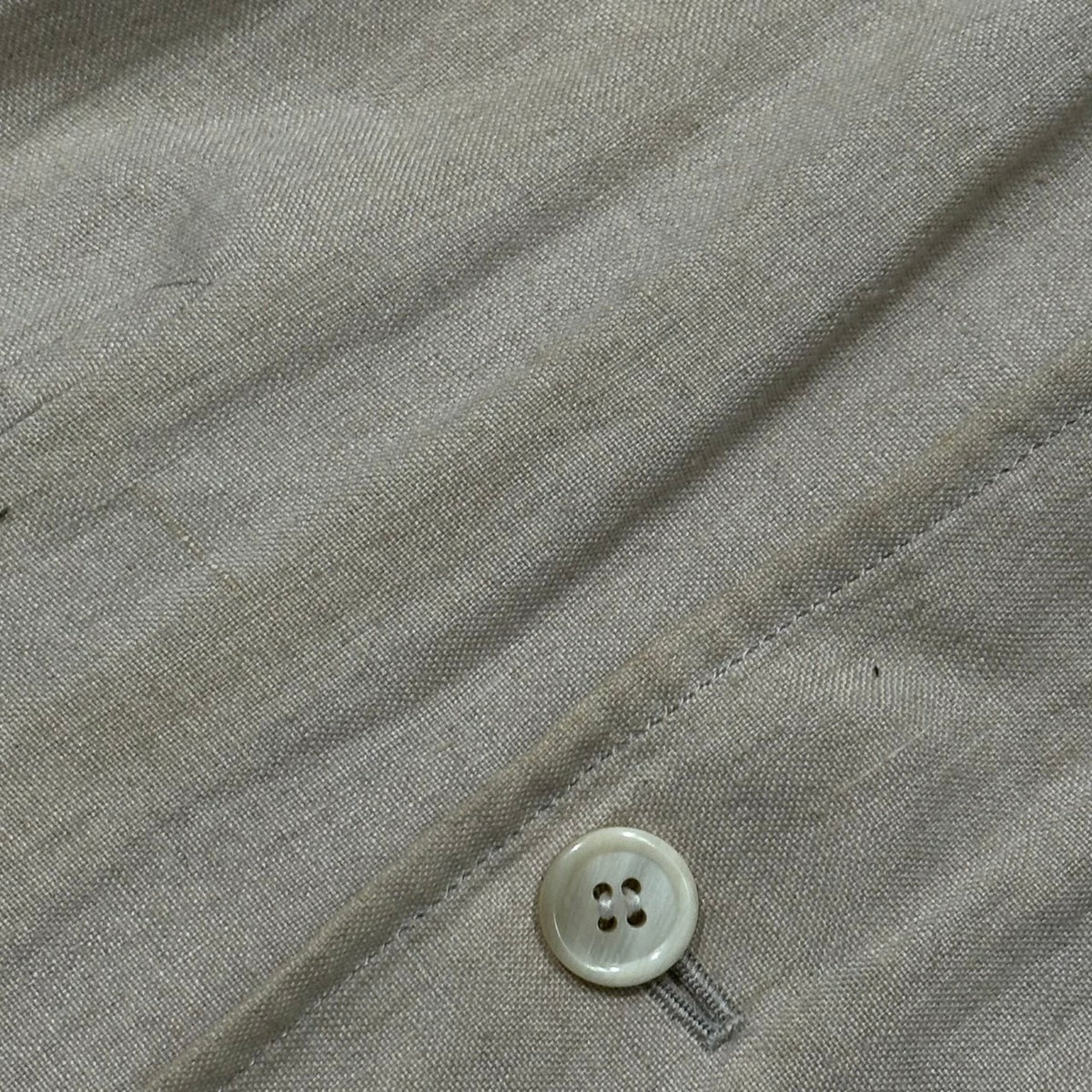 robe de chambre COMME des GARCONS(ローブドシャンブルコムデギャルソン) 2002SS 4-Button Linen Jacket 4 ボタン リネン ジャケット RE-J033 M ベージュ AD2001 00s アーカイブ