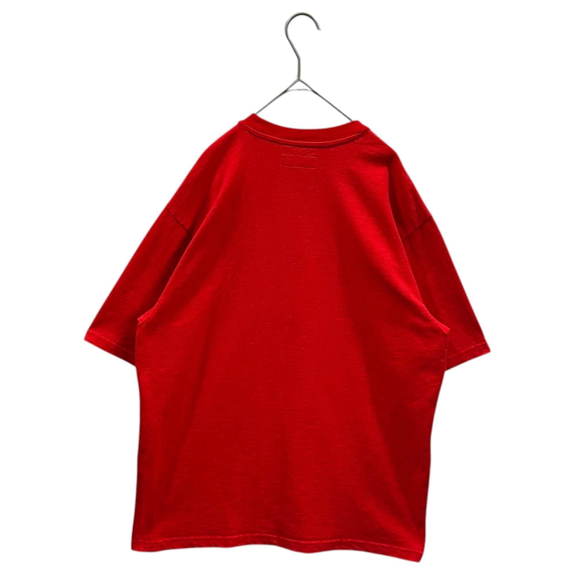 SUPREME(シュプリーム) 2024SS Stencil Embroidered S/S Top ステンシル 刺繍 半袖 Tシャツ S レッド ロゴ