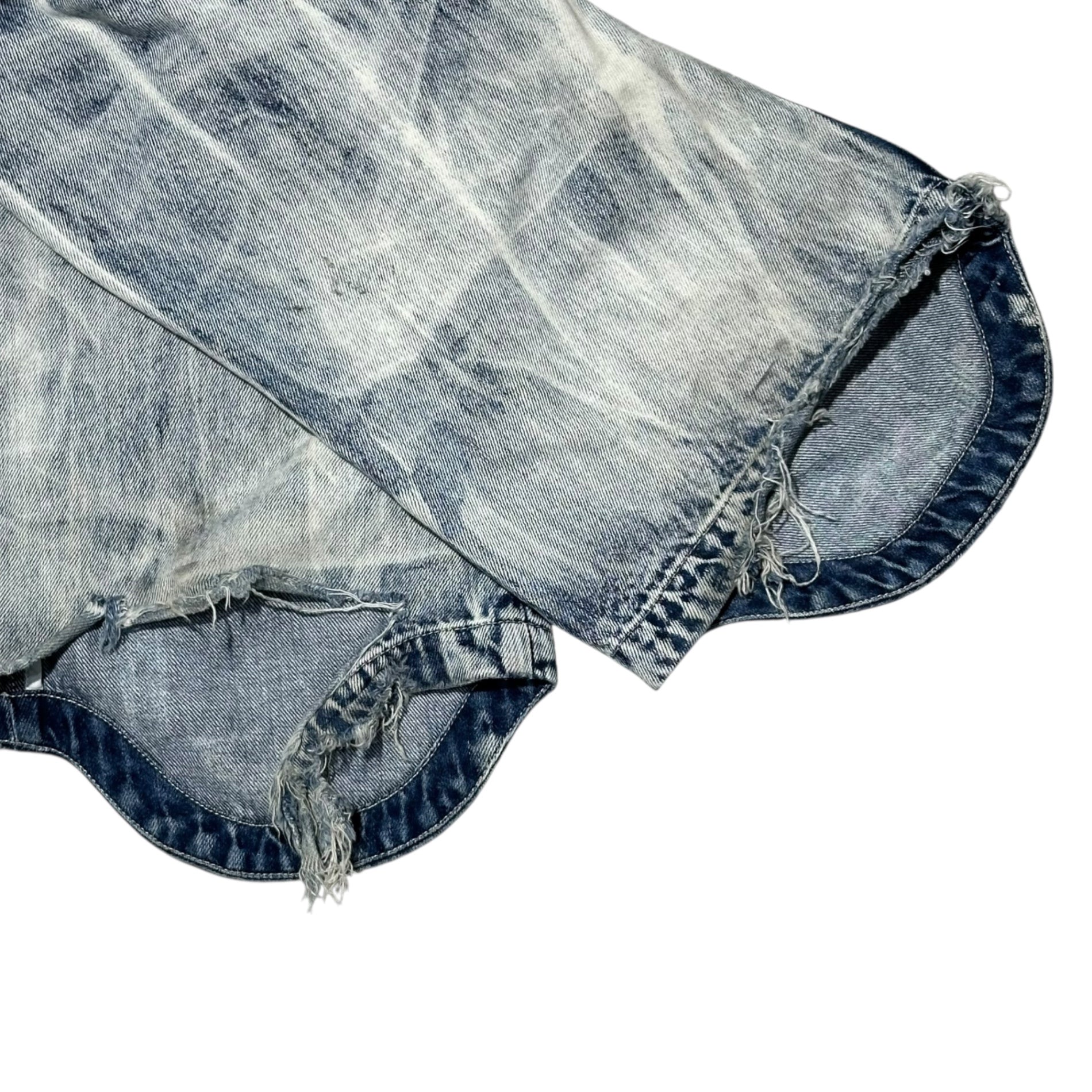 RYAN LI(リャンリー) Washed Denim Jeans ウォッシュド デニム ジーンズ パンツ M インディゴ