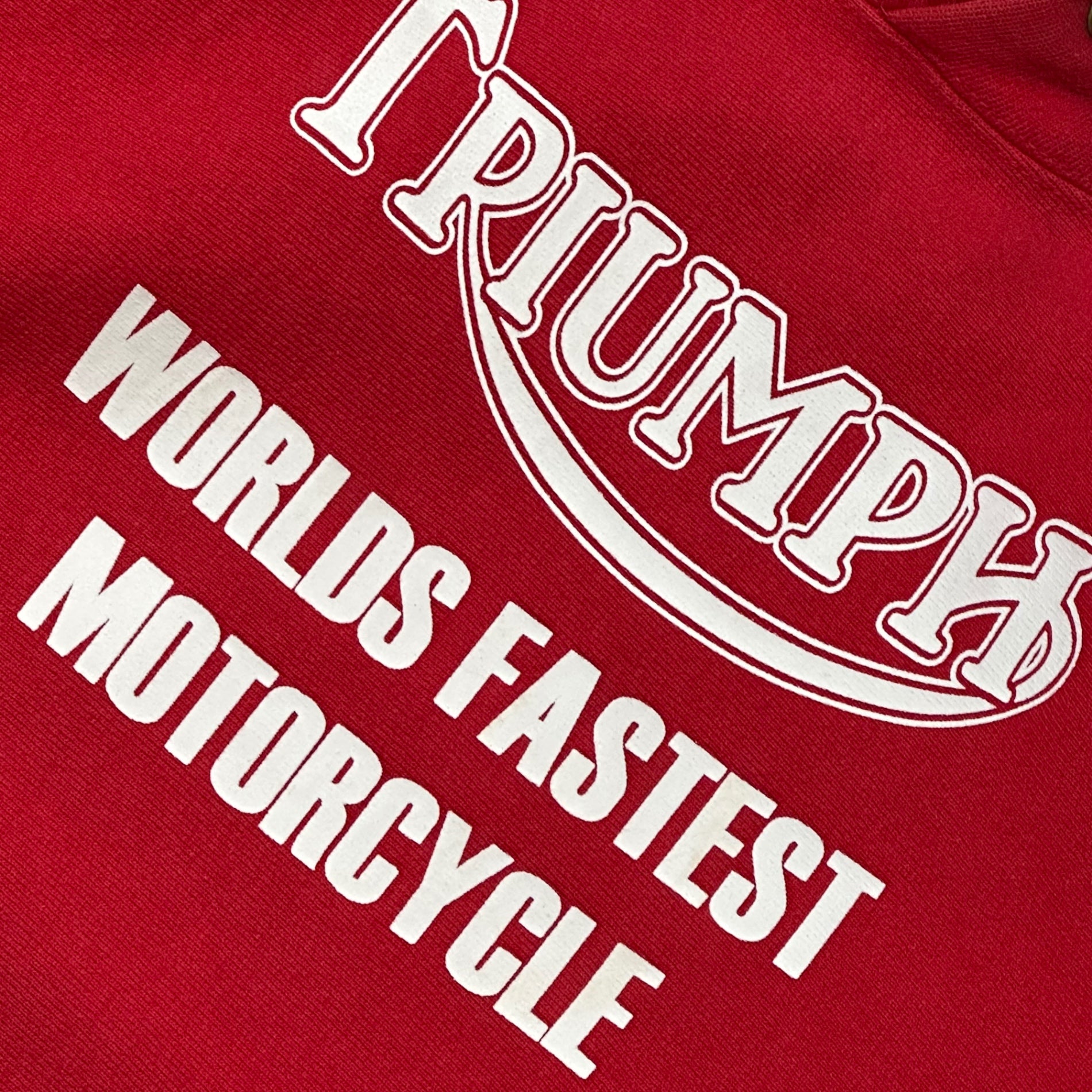 Champion(チャンピオン) 80's "TRIUMPH" Reverse Weave Hoodie リバースウィーブ プルオーバー パーカー L レッド 80年代 トリコタグ ヴィンテージ USA
