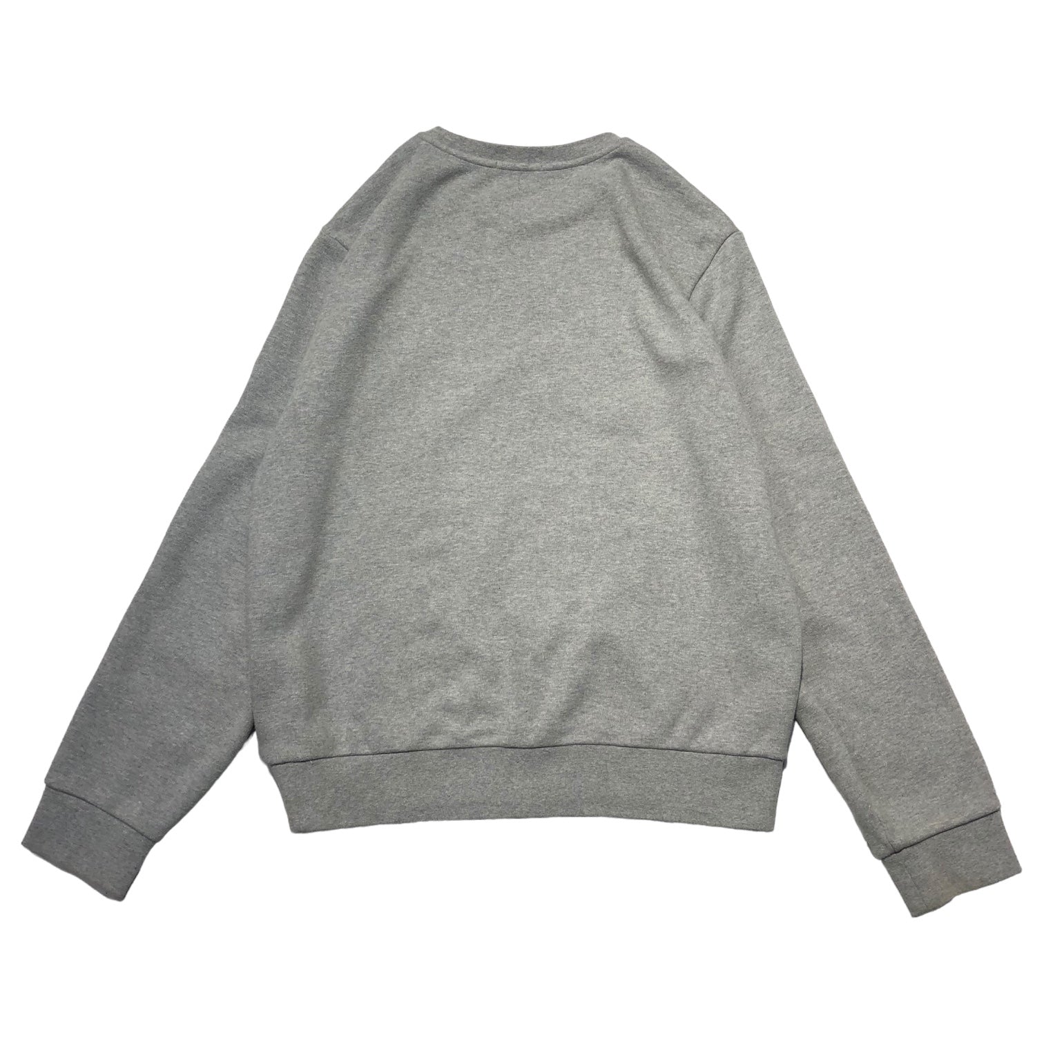 POLO RALPH LAUREN(ポロラルフローレン) Fleece lining one point sweatshirt 裏フリース ワンポイント スウェット M グレー×ブラック