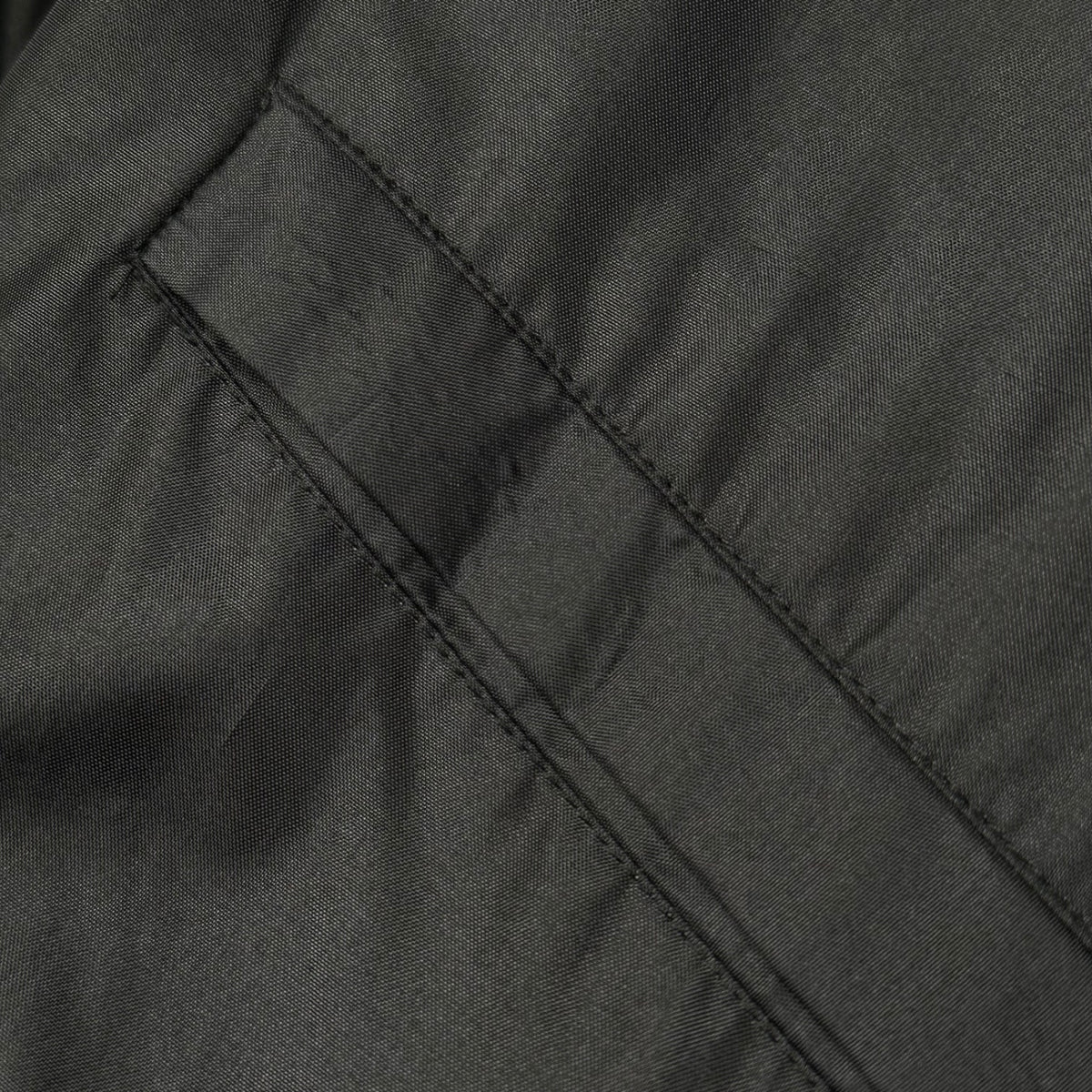 COMME des GARCONS(コムデギャルソン) 1990's Aoyama Exclusive: Wool and Nylon Patchwork Blouson 青山限定 バック ウール 切替 ナイロン ブルゾン KX-352050 FREE ブラック×ネイビー 品質表示タグプリント擦れ有 90s アーカイブ