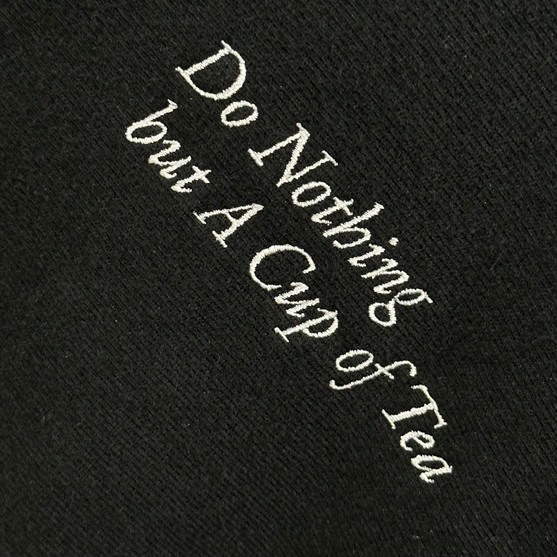 Do Nothing Congress(ドゥーナッシングコングレス) Do Nothing but A Cup of TeaChampion 12oz ヘビーウェイト スウェット XL ブラック championボディ