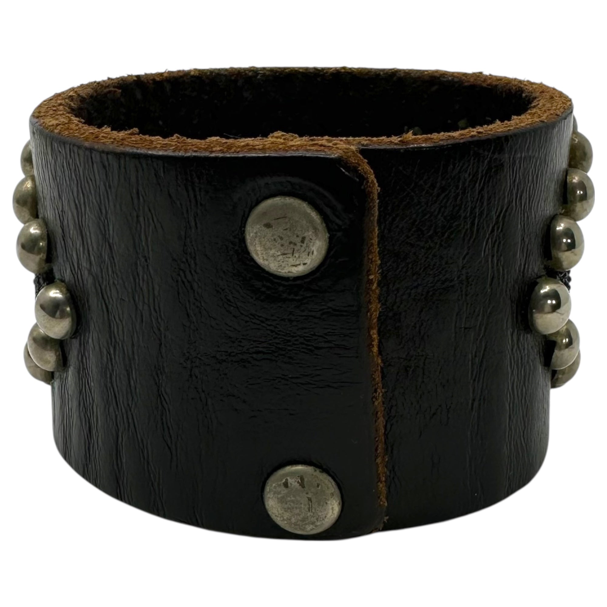 HTC(エイチティーシー) Studded Leather Bracelet スタッズ レザー ブレスレット ブラック