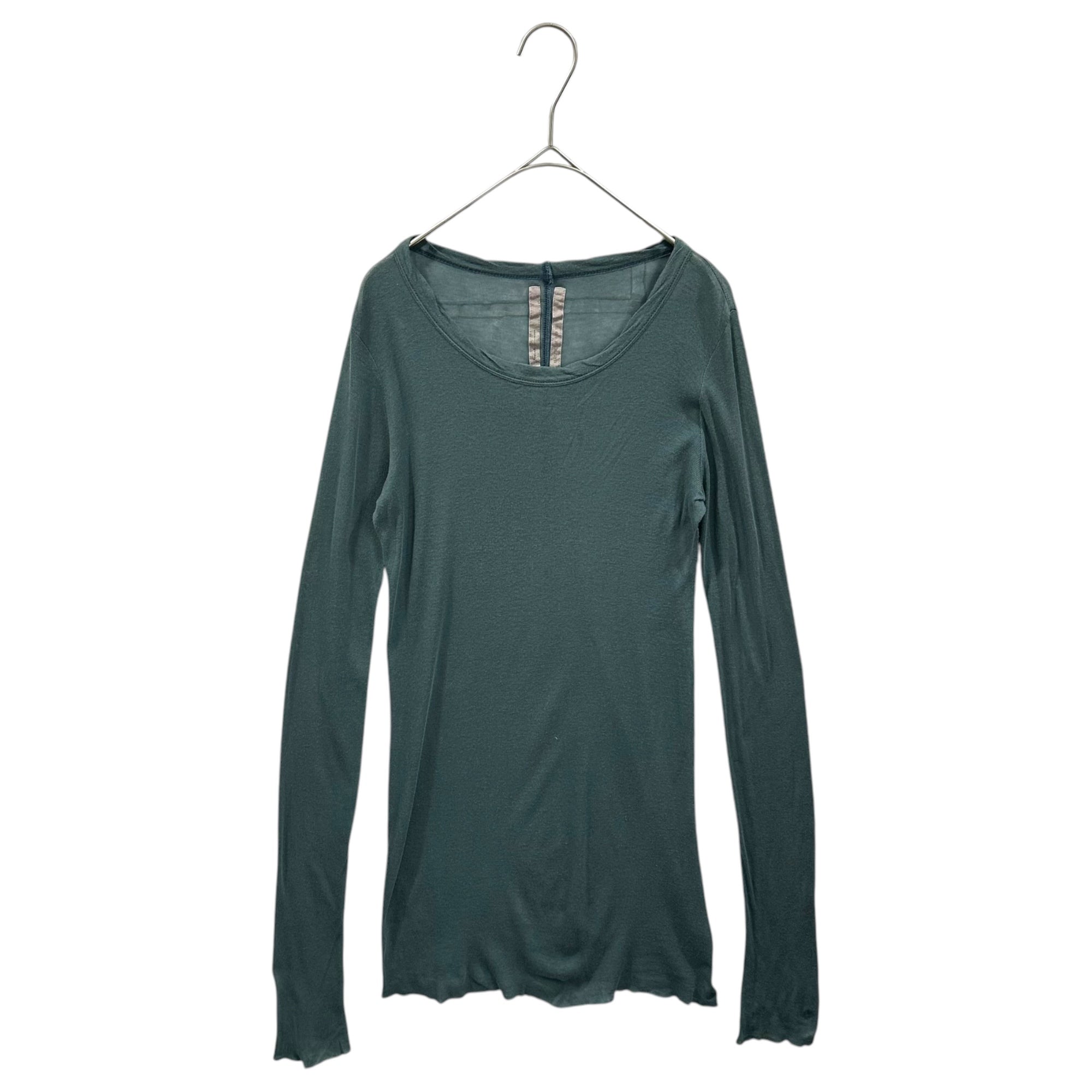 Rick Owens(リックオウエンス) 16AW L/S Ribbed T-Shirt 長袖 リブ カットソー RP16F2202 40 グリーン