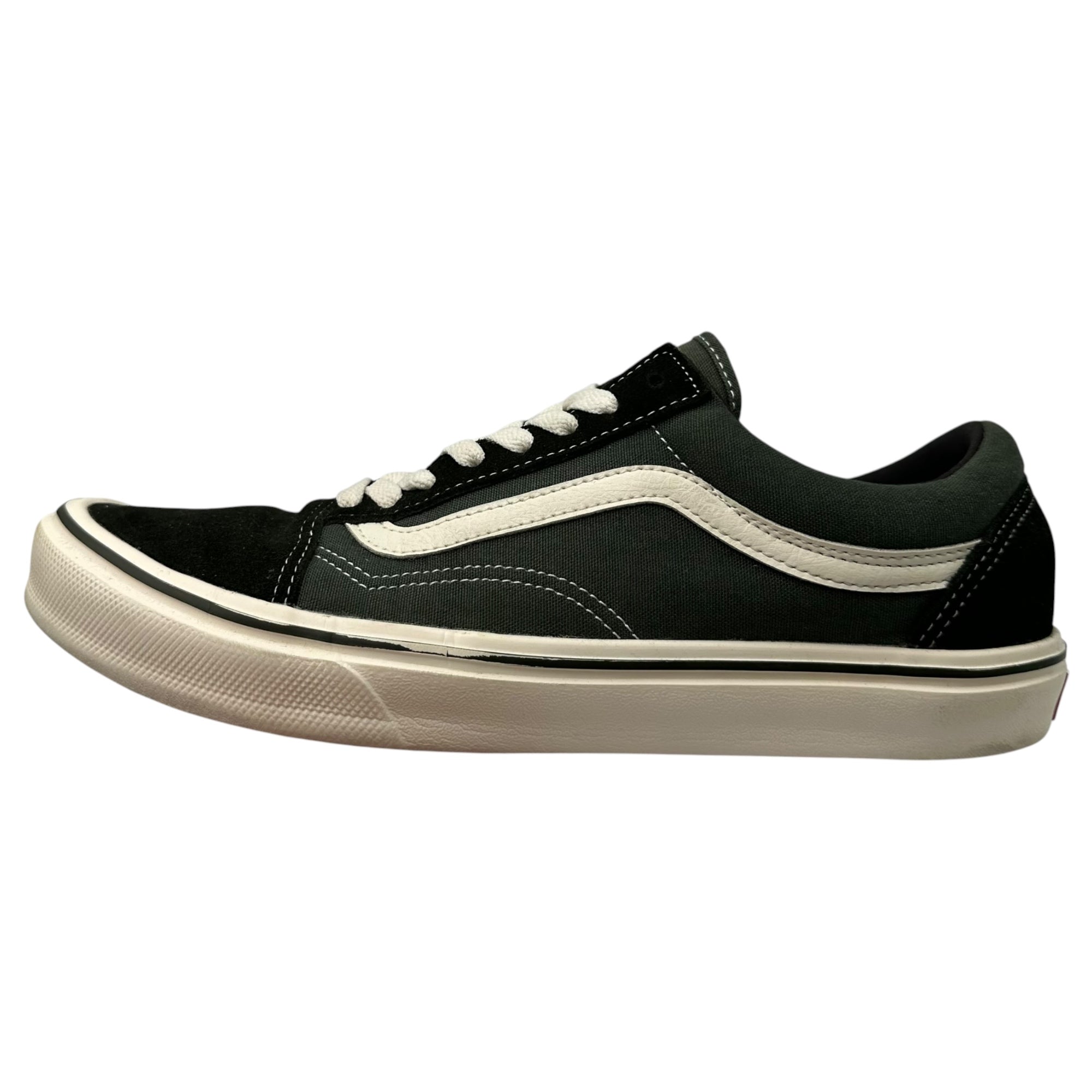VANS(バンズ) Old School Light オールド スクール ライト ローカット スニーカー V36 LITE 27cm グリーン×ブラック×ホワイト