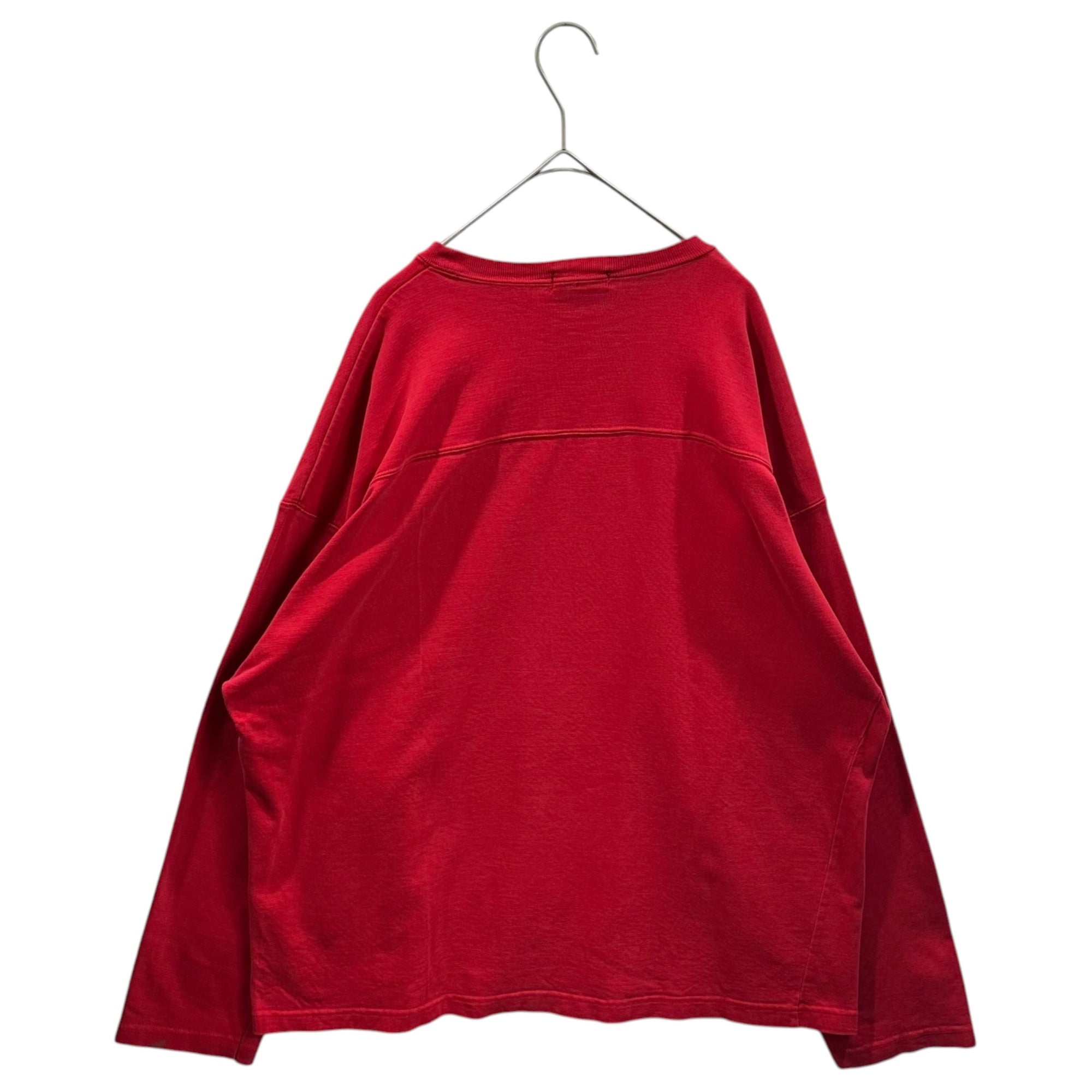 J.CREW(ジェイクルー) 1990's Football-Style L/S T-Shirt 90年代 フットボール 長袖 Tシャツ XL レッド ヴィンテージ