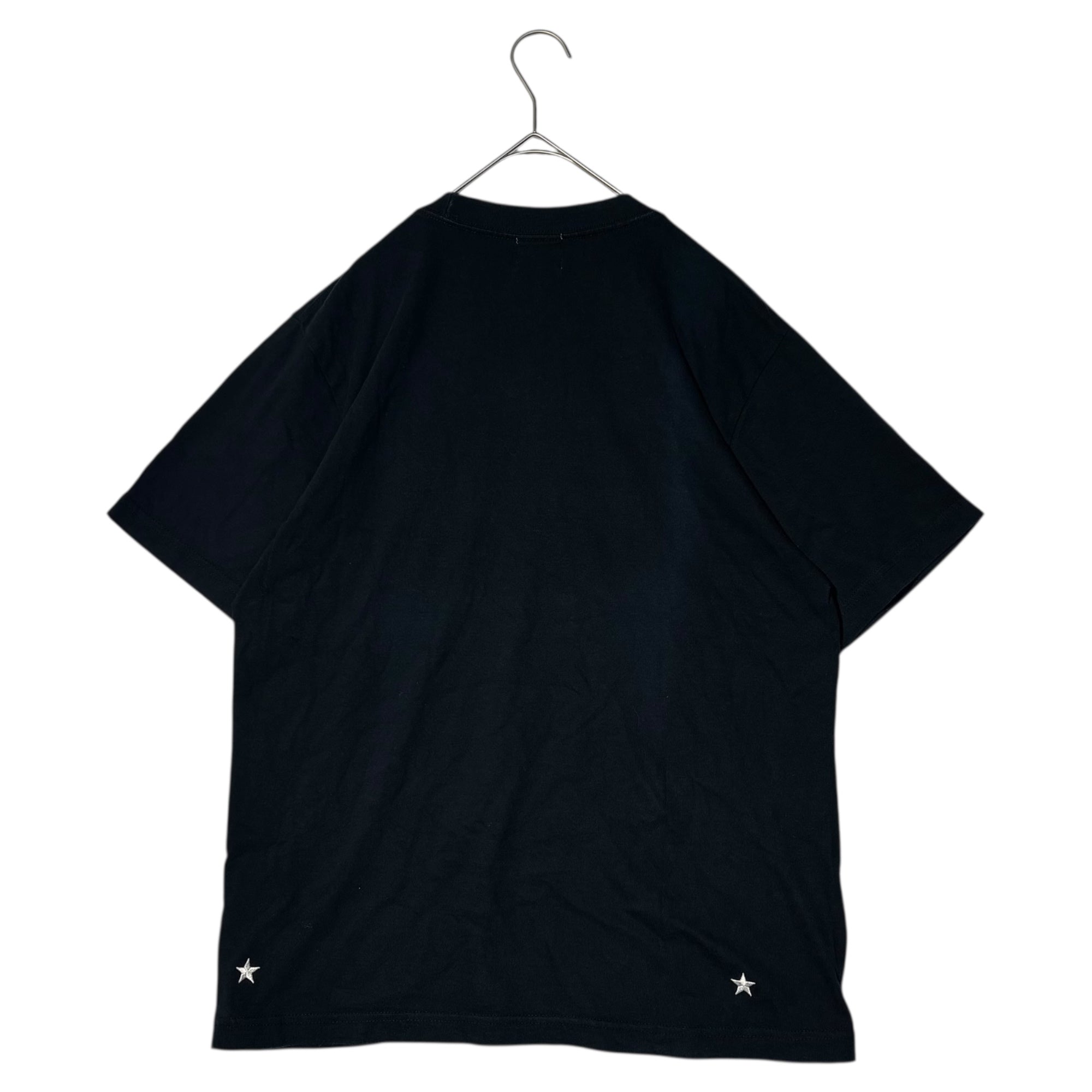 M&M(エム&エム) 00's Pocket Logo Print T-Shirt ポケット ロゴ プリント Ｔシャツ M ブラック