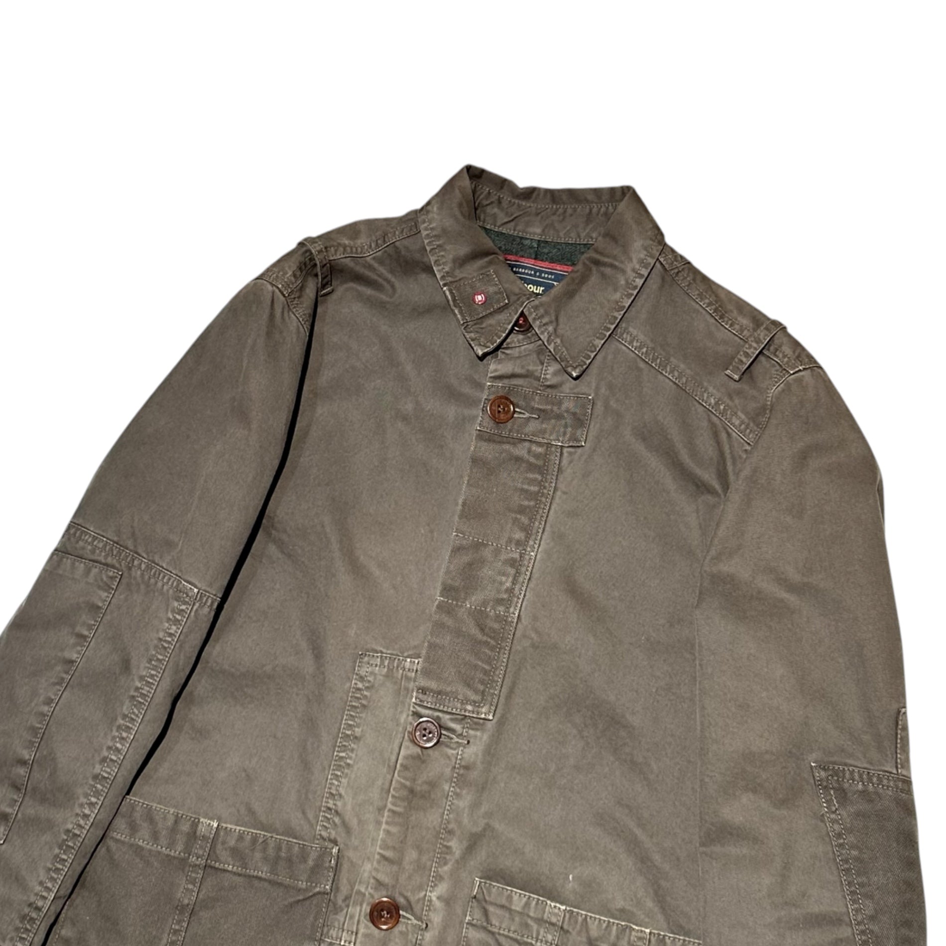 Barbour(バブアー) Dept. (B) Wool Liner Coverall デプト ウール ライナー カバーオール MCA0260OL51 S グレー ミリタリー ジャケット