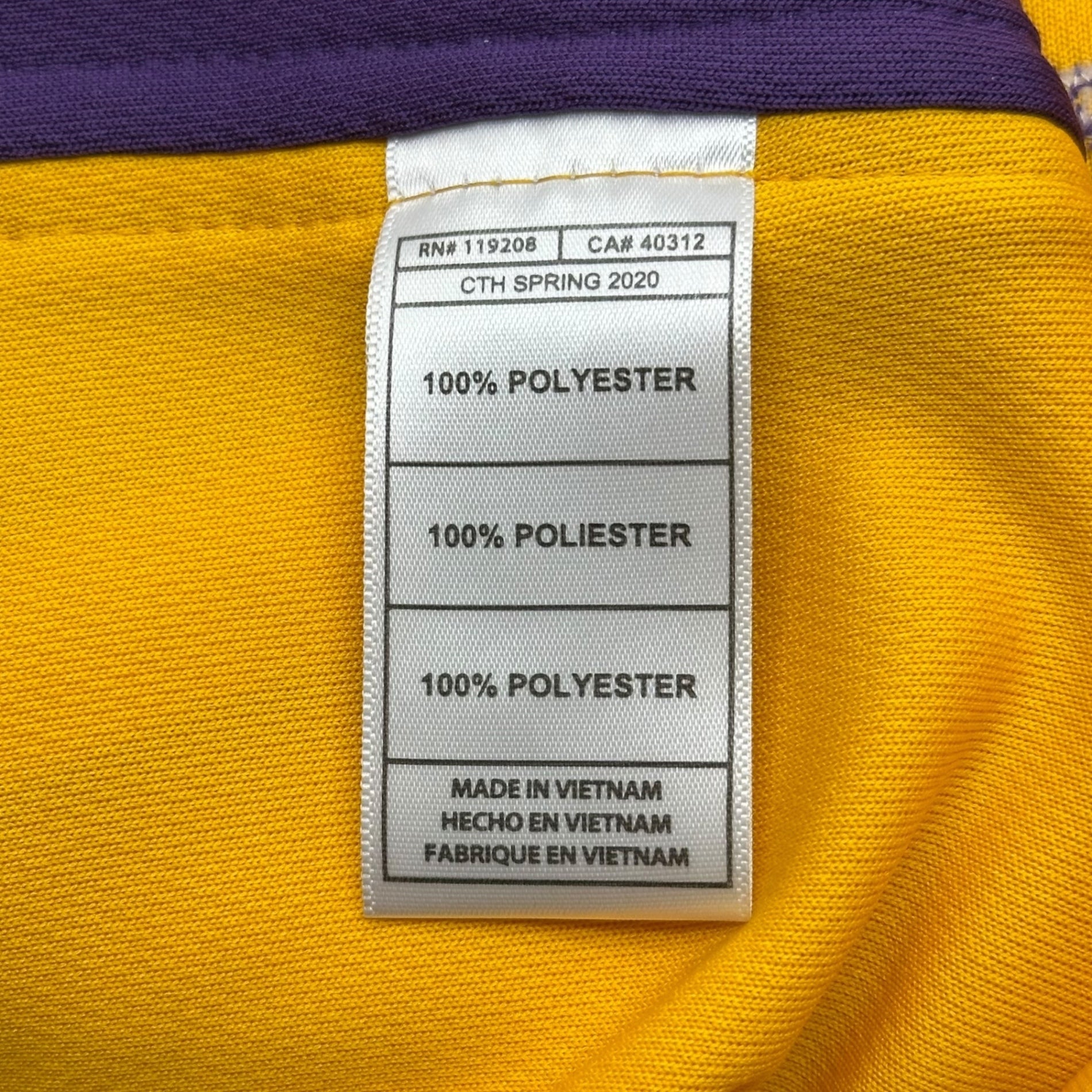 Mitchell & Ness(ミッチェル&ネス) LAKERS 24 Kobe Bryant 2008-09 Hardwood Classics Authentic Jersey コービーブライアン レイカーズ ゲーム シャツ AJY4CP19009-LAL XL イエロー×パープル ノースリーブ