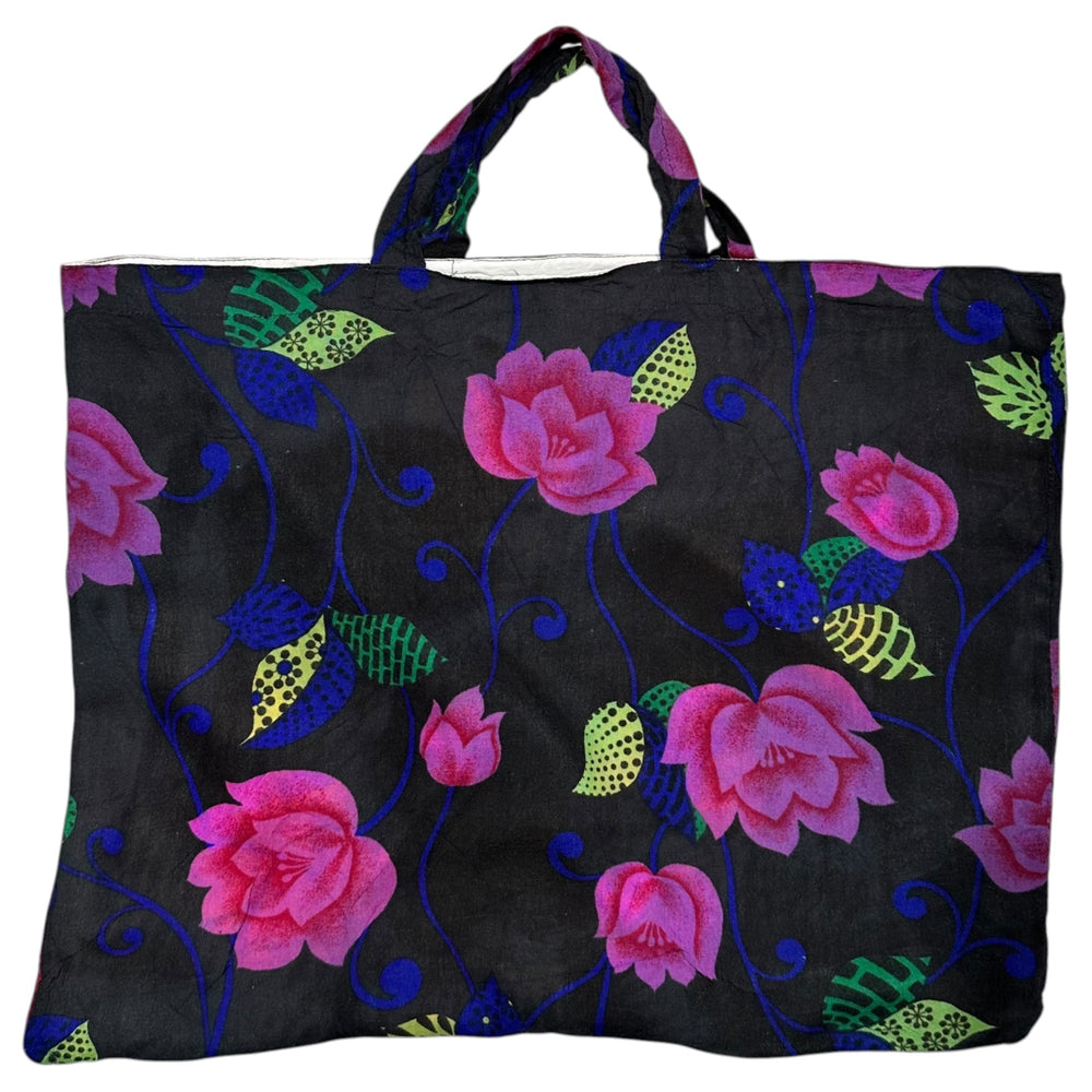 COMME des GARCONS(コムデギャルソン) Aoyama Original Flower Tote Bag 青山限定 フラワー トート バッグ KK312010 ブラック×ピンク
