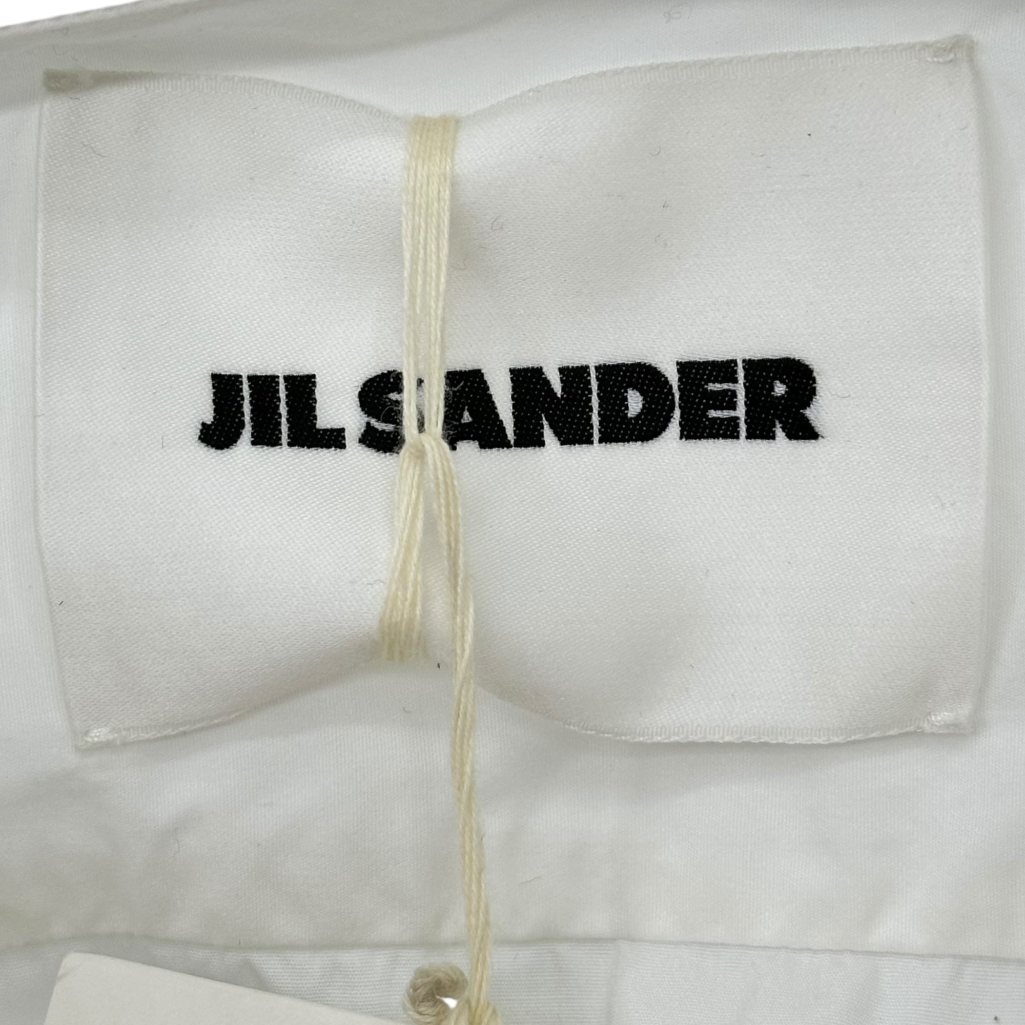 JIL SANDER(ジルサンダー) 20SS Cotton Poplin Over Shirt コットン ポプリン オーバー シャツ JSMQ741626-MQ244300 39 15 1/2(M程度) ホワイト 長袖 国内代理店タグ無