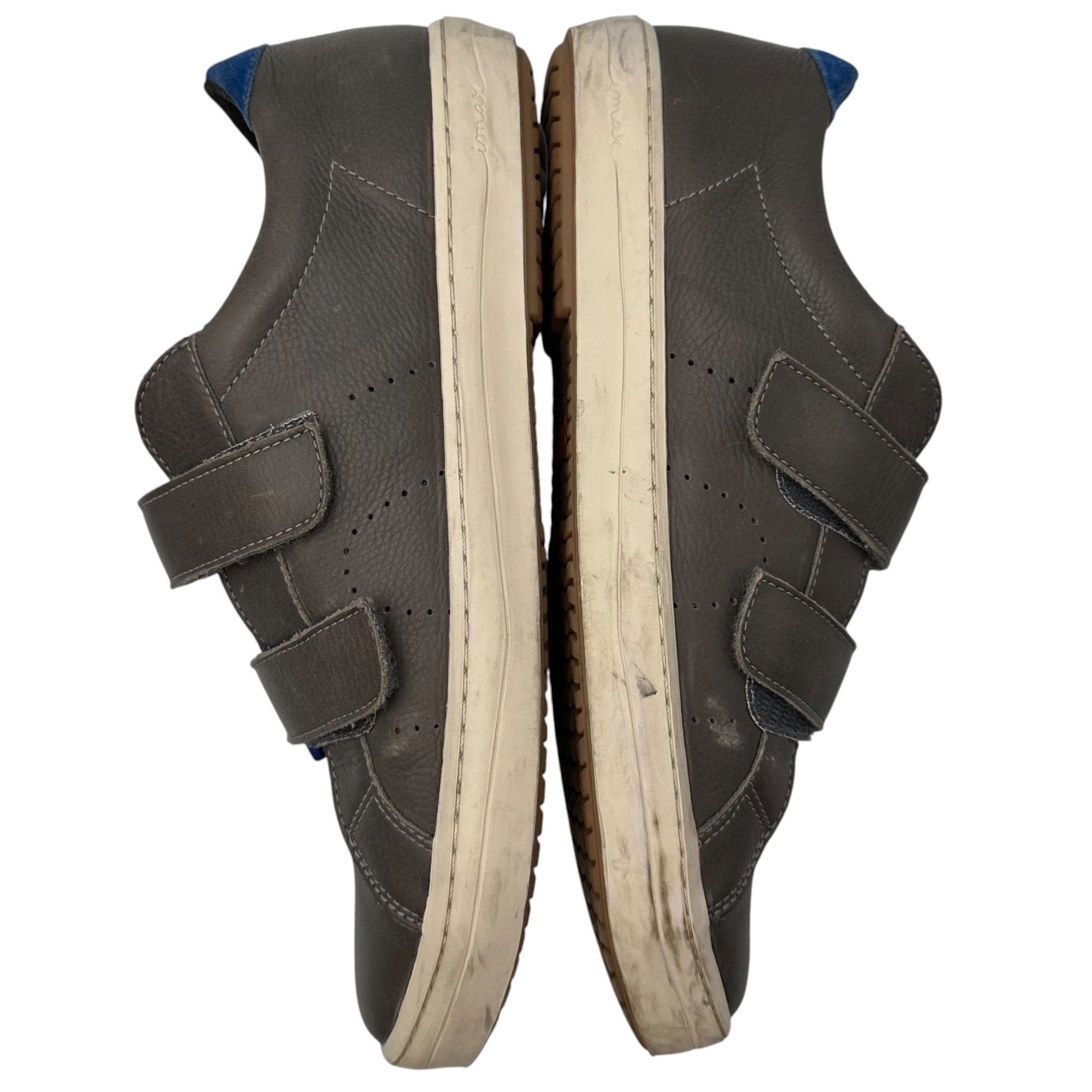 CAMPER TWINS by mintdesigns(カンペール ツインズ バイ ミントデザイン) Velcro Leather Sneakers ベルクロ レザー スニーカー 18803-001 43(27.5cm) グレー×ブルー