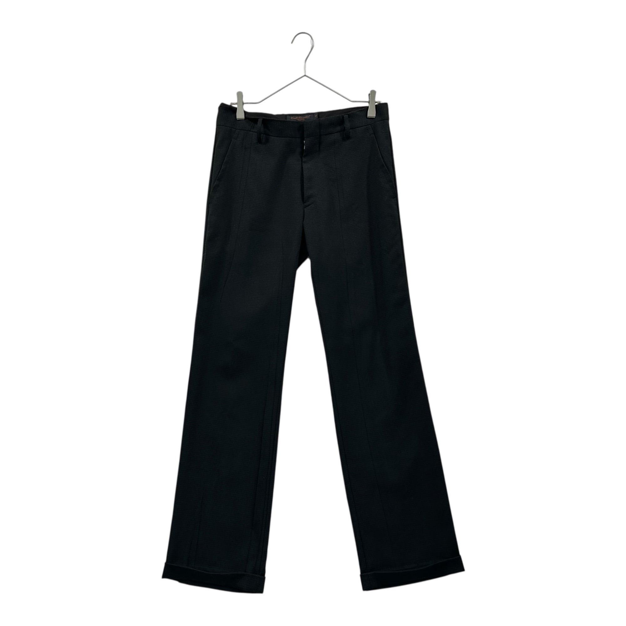 UNDERCOVERISM(アンダーカバイズム) Archives Wrinkled Tailored Jacket & Slacks Pants Set Up アーカイブ シワ加工 テーラード ジャケット スラックス パンツ セットアップ スーツ E200-J1 E200-P1 M チャコールグレー ヴィンテージ  稀少