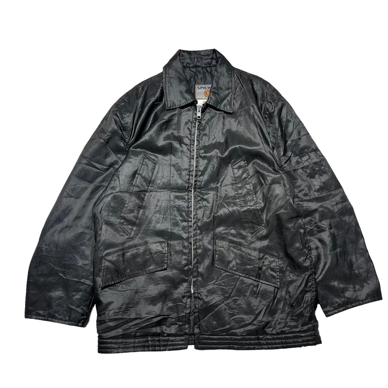 SPIWAK(スピーワック) 90's padded jacket 90年代 中綿 ジャケット 46(L程度) ブラック