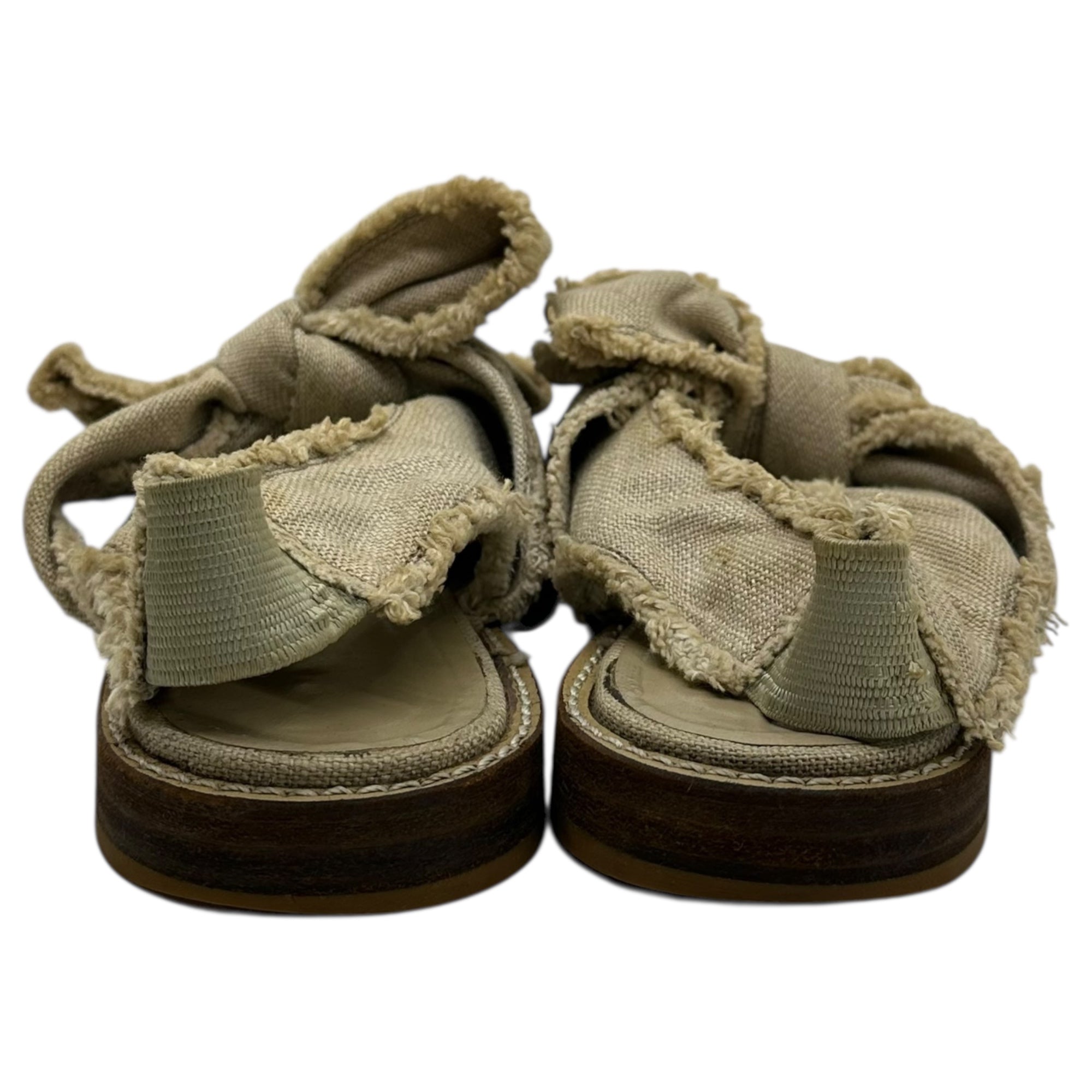 tricot COMME des GARCONS(トリココムデギャルソン) Big Ribbon Mule Sandals ビッグ リボン ミュール サンダル 23cm ベージュ