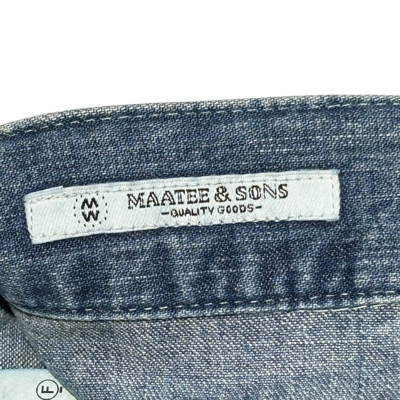 MAATEE&SONS(マーティーアンドサンズ) 24SS MILITARY DENIM ミリタリー デニム パンツ MT4103-0212B 1 インディゴ