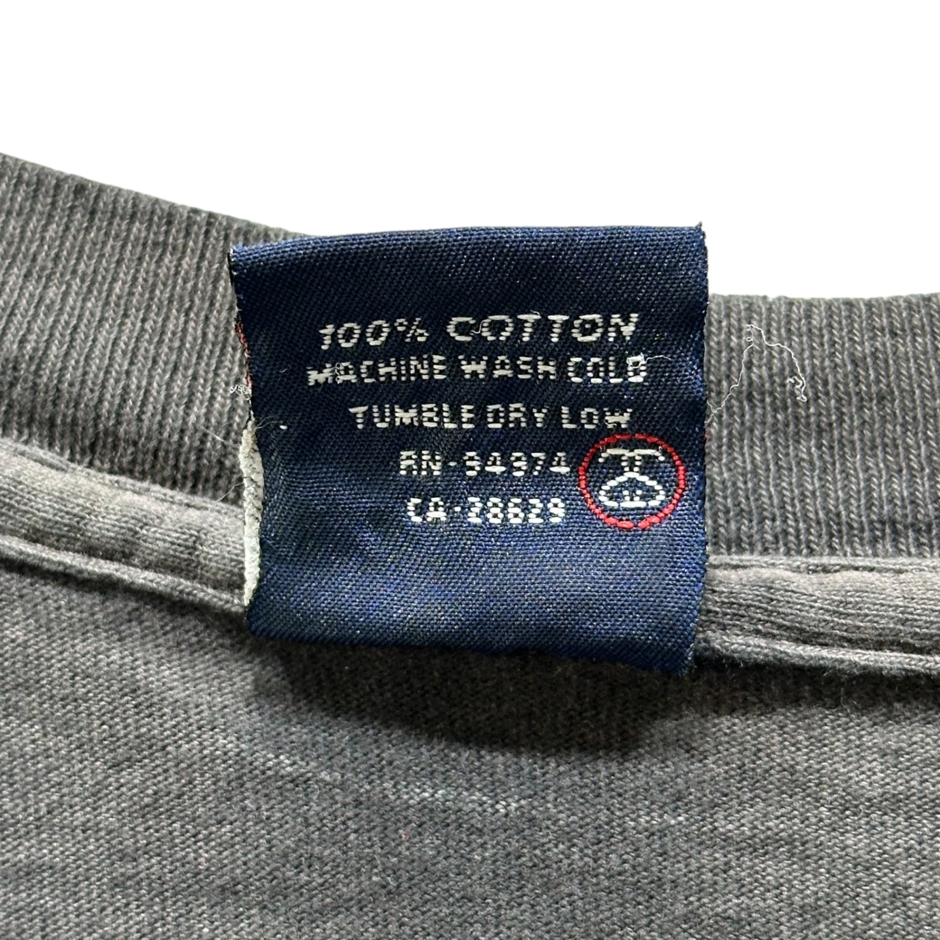 STUSSY(ステューシー) 90's INTERNATIONAL STUSSY-INTERNATIONAL SQUADRON 980 90年代 戦闘機 Tｼｬﾂ XL フェードブラック MADE IN USA