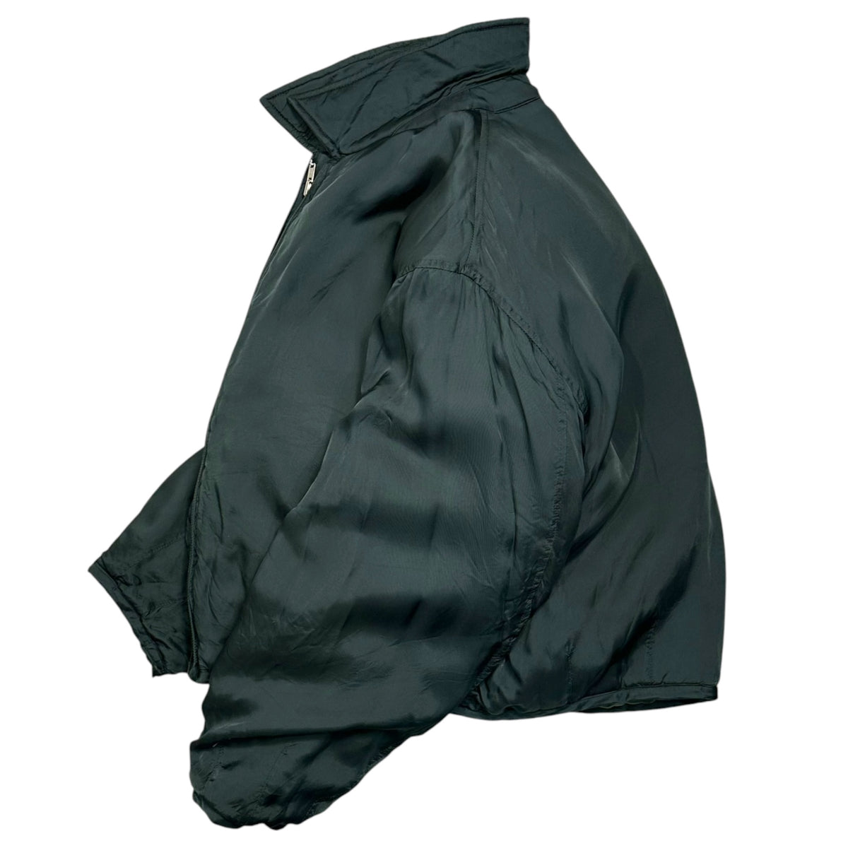 COMME des GARCONS HOMME PLUS(コムデギャルソンオムプリュス) 1990AW Reversible Padded Bomber Jacket リバーシブル 中綿 ボンバー ジャケット PJ-050710 M ダークグリーン AD1990 90s アーカイブ リバーシブル着用可能 大人の不良期