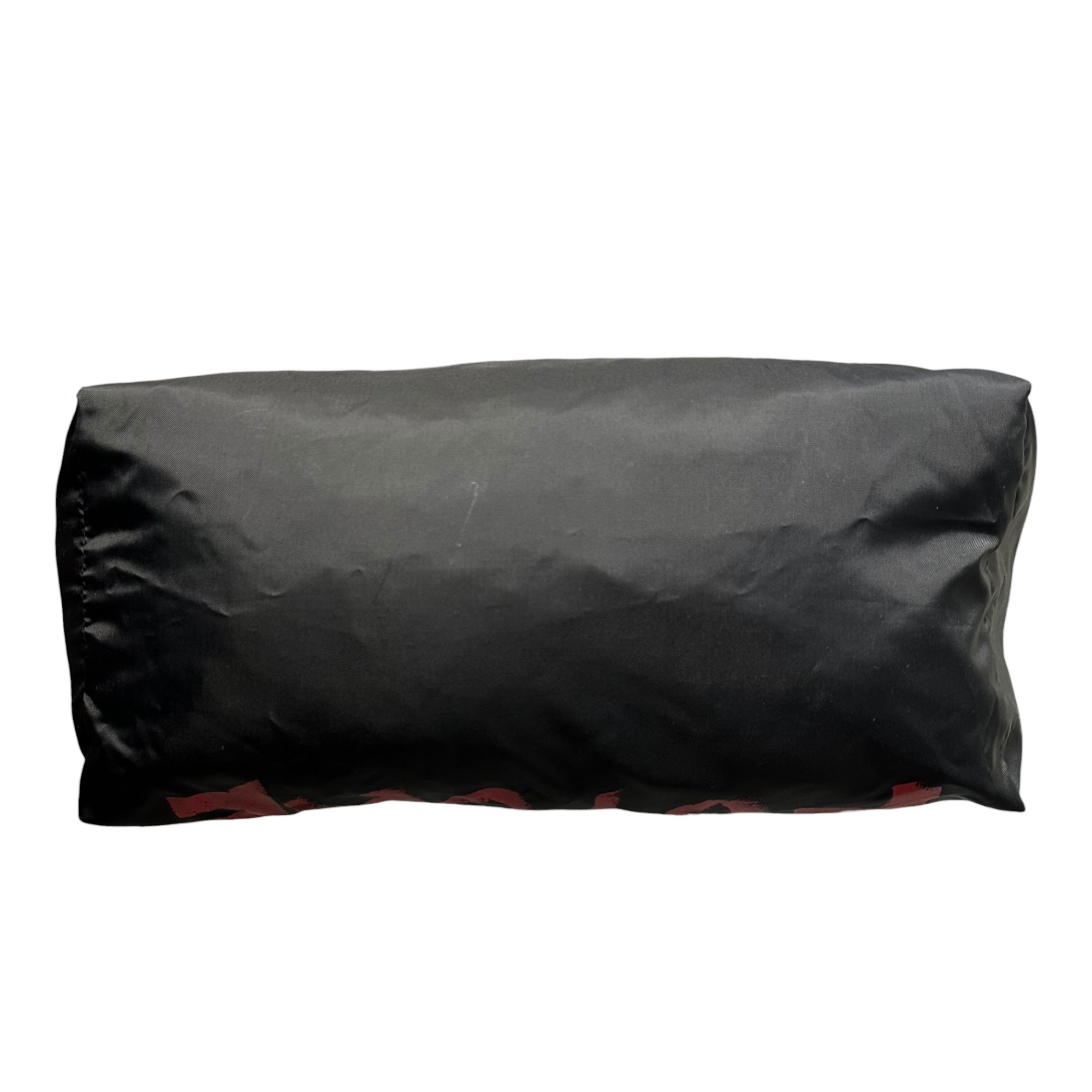 COMME des GARCONS(コムデギャルソン) FUTURE Printed Nylon Bag プリント ナイロン バッグ OE-K201 ブラック×ホワイト×レッド