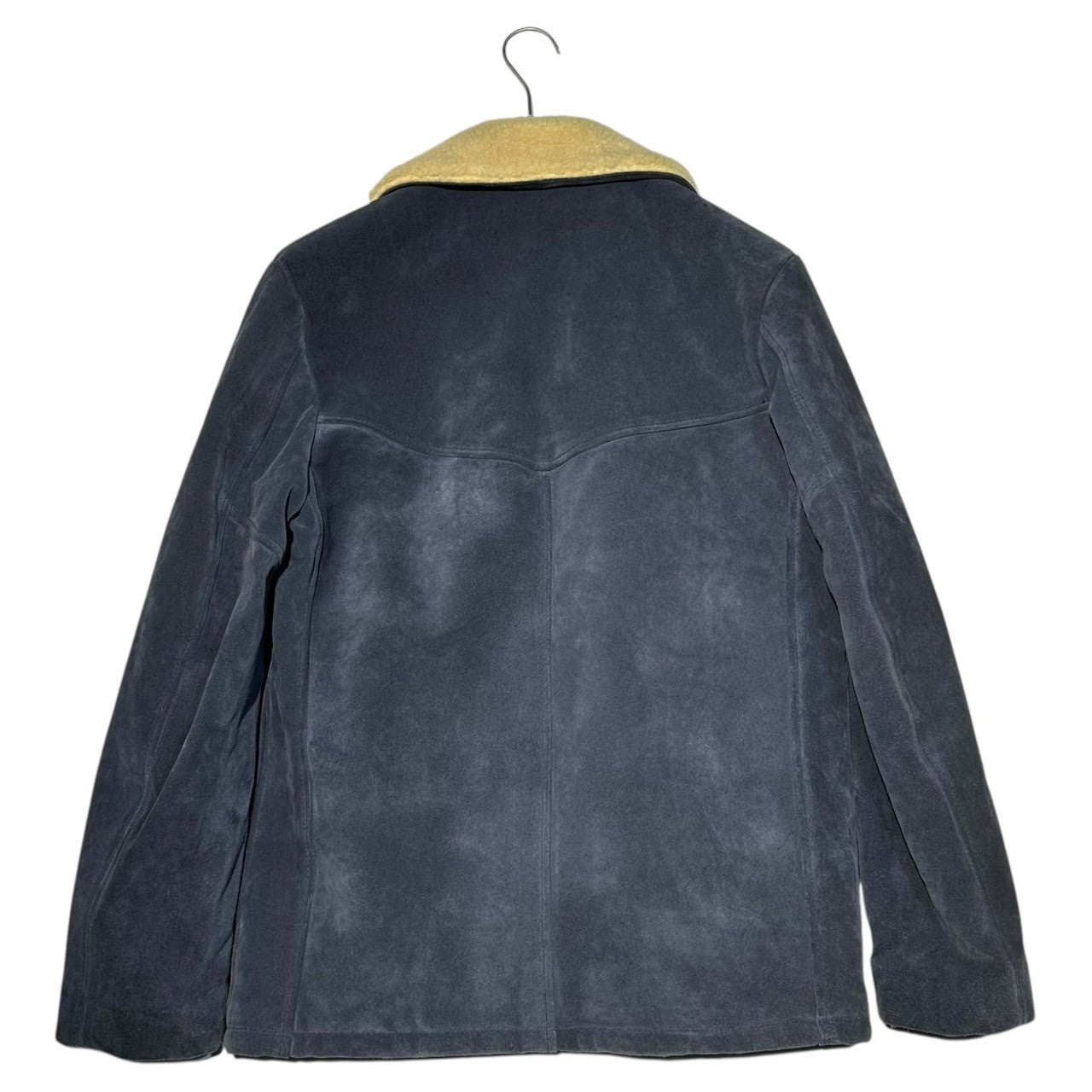 SCHOTT(ショット) Concho Button Suede Boa Lunch Jacket コンチョ ボタン スウェード ボア ランチ ジャケット 7543 38(M~L程度) ブルー