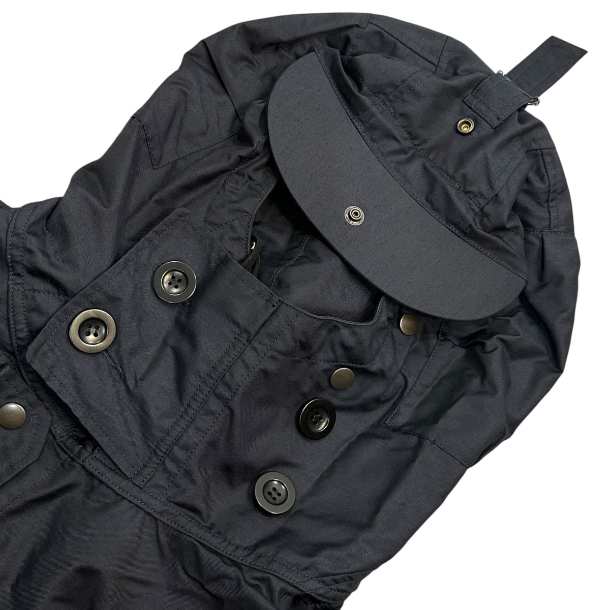 MAISON MARGIELA(メゾンマルジェラ) 25AW Windproof Smock ウィンドプルーフ ミリタリー スモック S50AM0641 42 ネイビー ジャケット アノラック
