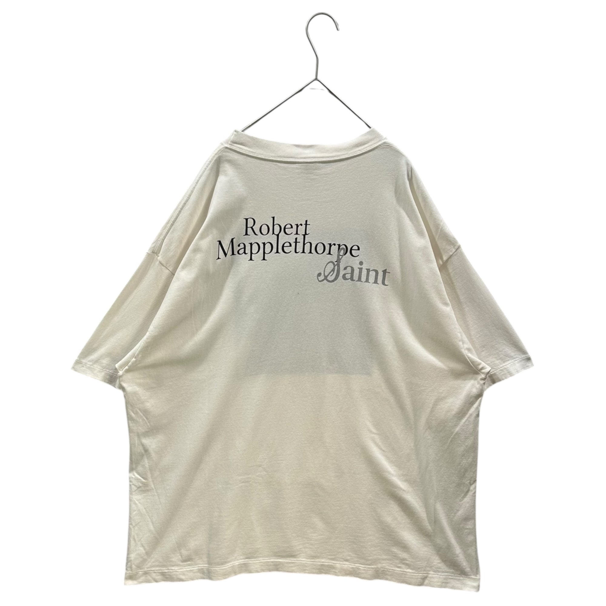 SAINT MICHAEL(セントマイケル) 2025SS MT_SS TEE / PICTURES / WHITE ロバート・メップルソープ コラボレーション ショートスリーブ Tシャツ SM-HR8-0000-C18 XL ホワイト
