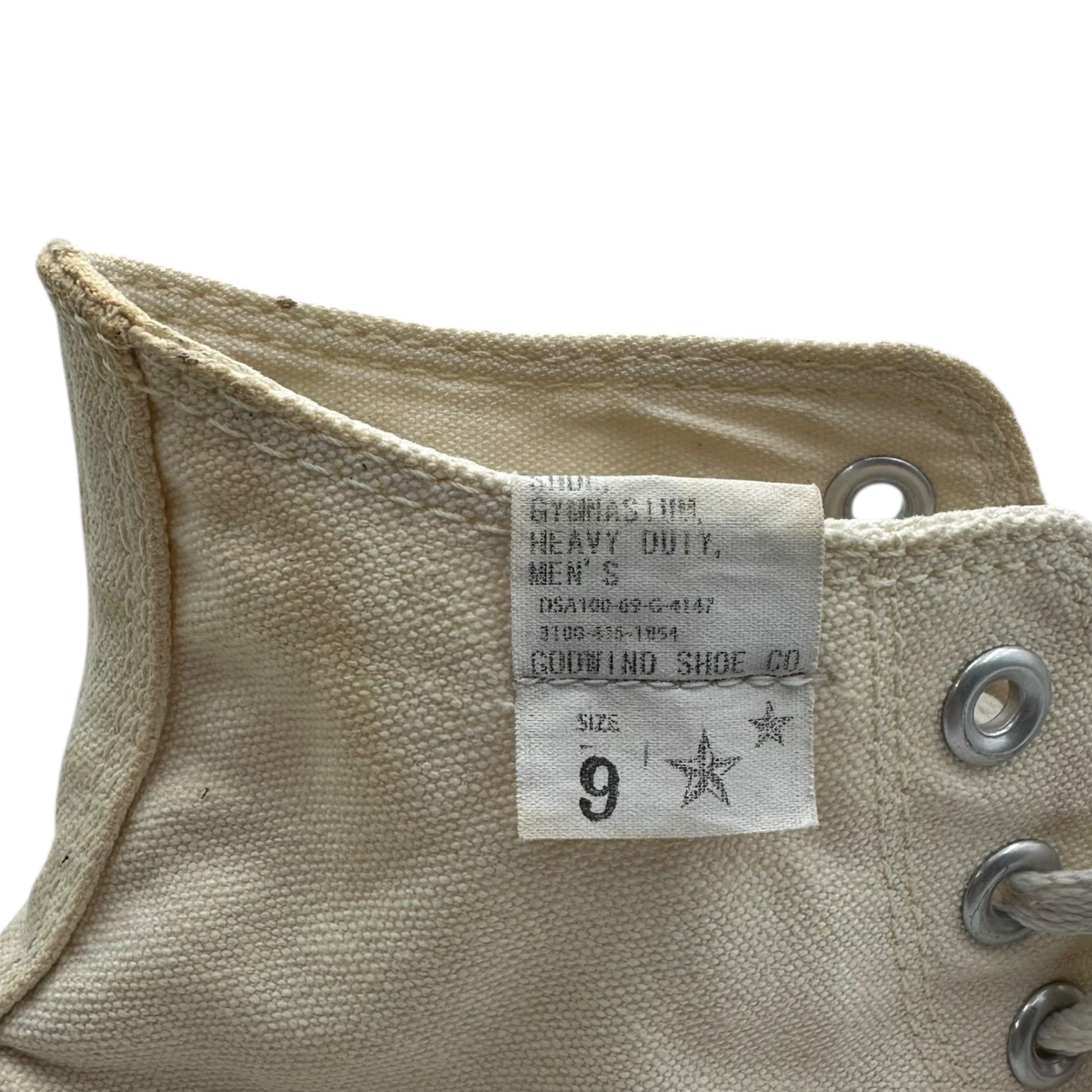 CONVERSE × KAMIKAZE(コンバース × カミカゼ) High-top All-Star Sneakers ハイカット オールスター スニーカー 27.5cm オフホワイト 原宿カミカゼリメイク