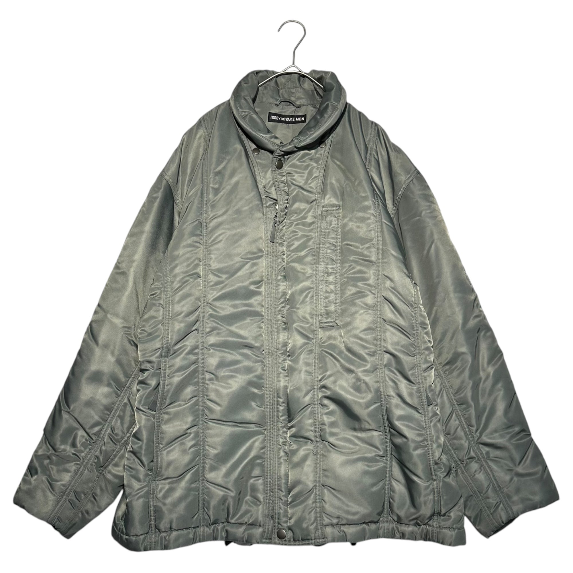 ISSEY MIYAKE MEN(イッセイミヤケメン) 01AW Archive Tech Nylon Parachute Jacket アーカイブ テック ナイロン パラシュート ジャケット ME13FD083 3(L程度) グレーカーキ