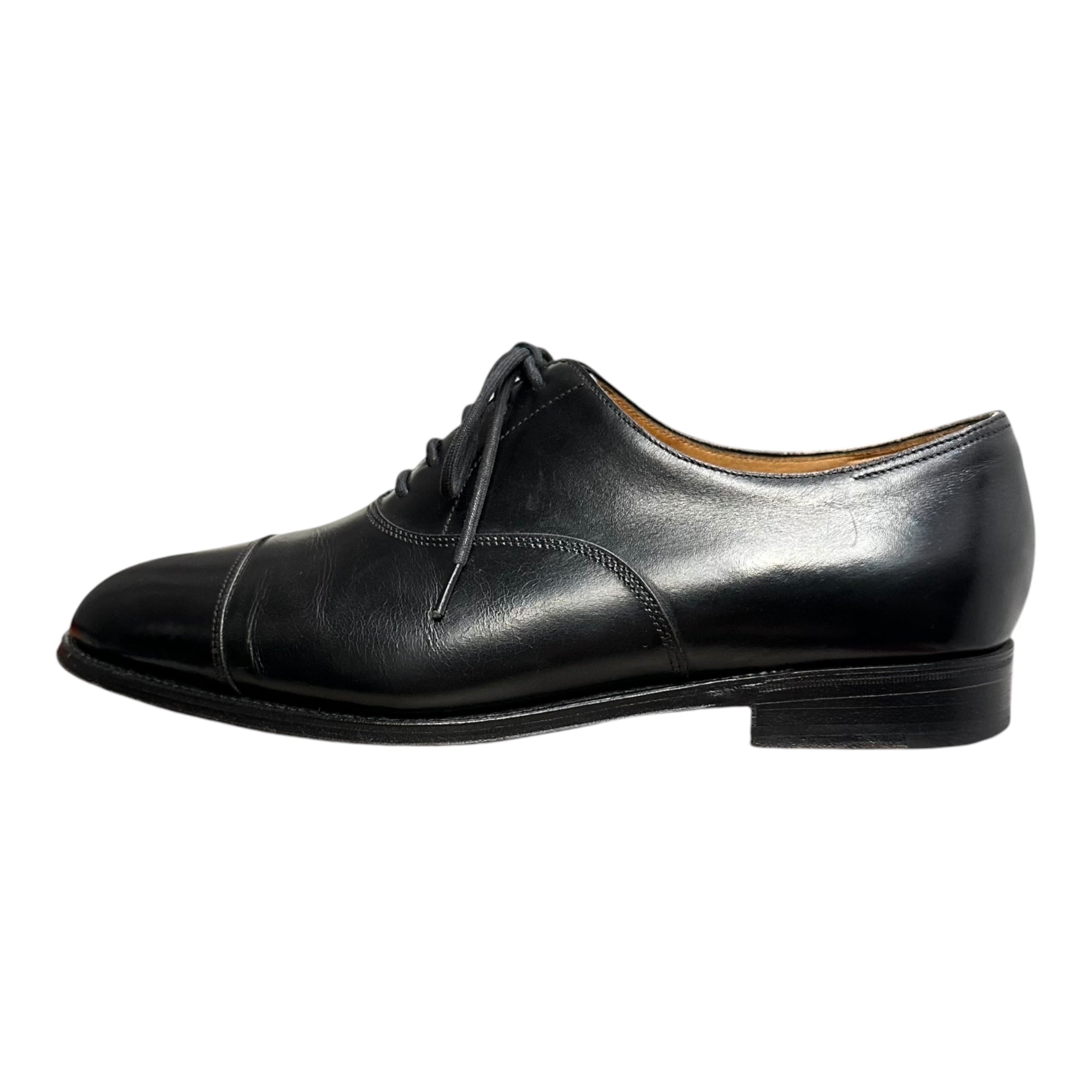 JOHN LOBB(ジョンロブ) CITY II シティ2 ストレート チップ レザー シューズ Last 8695 UK 6EE(24.5~25.0cm程度) ブラック 革靴 内羽