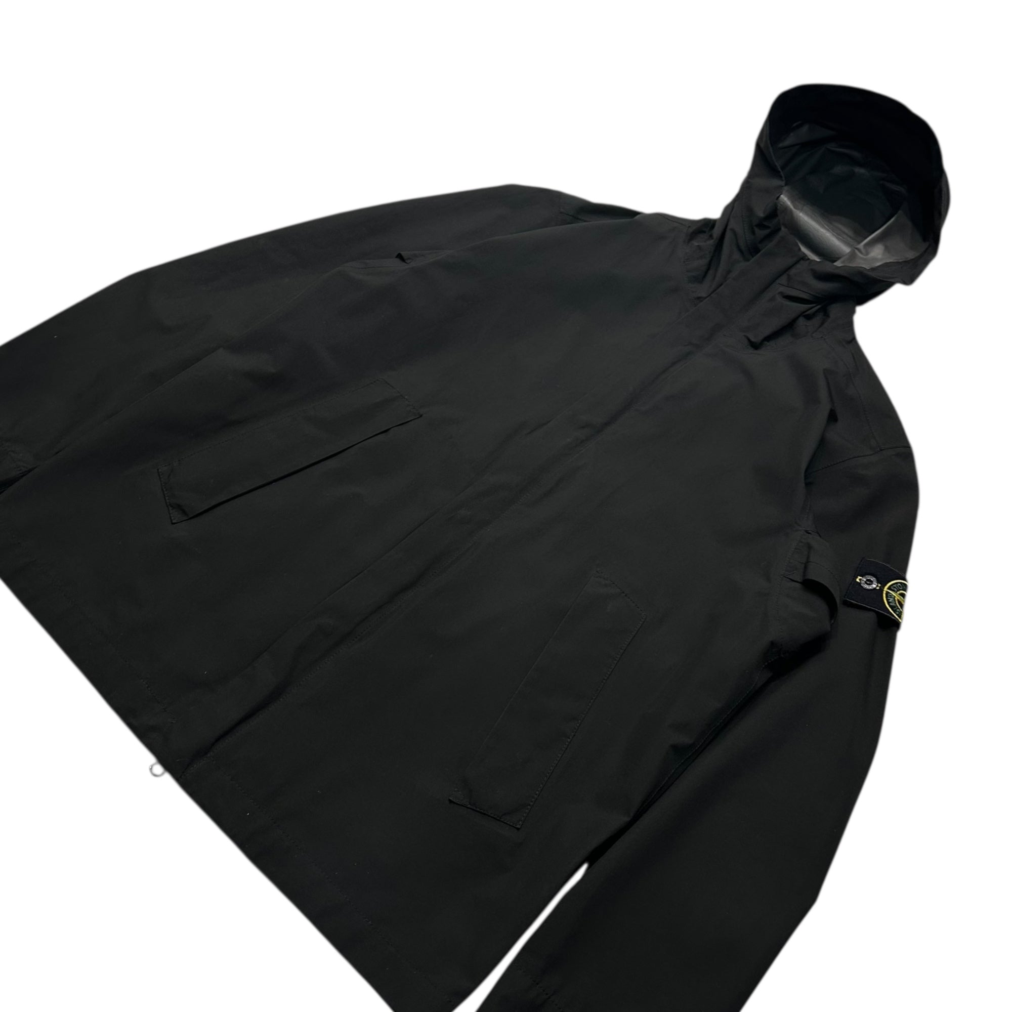 STONE ISLAND(ストーンアイランド) 20SS GORE-TEX® Hooded Zip-Up Jacket ゴアテックス フーデッド ジップアップ ジャケット 721543020 S ブラック