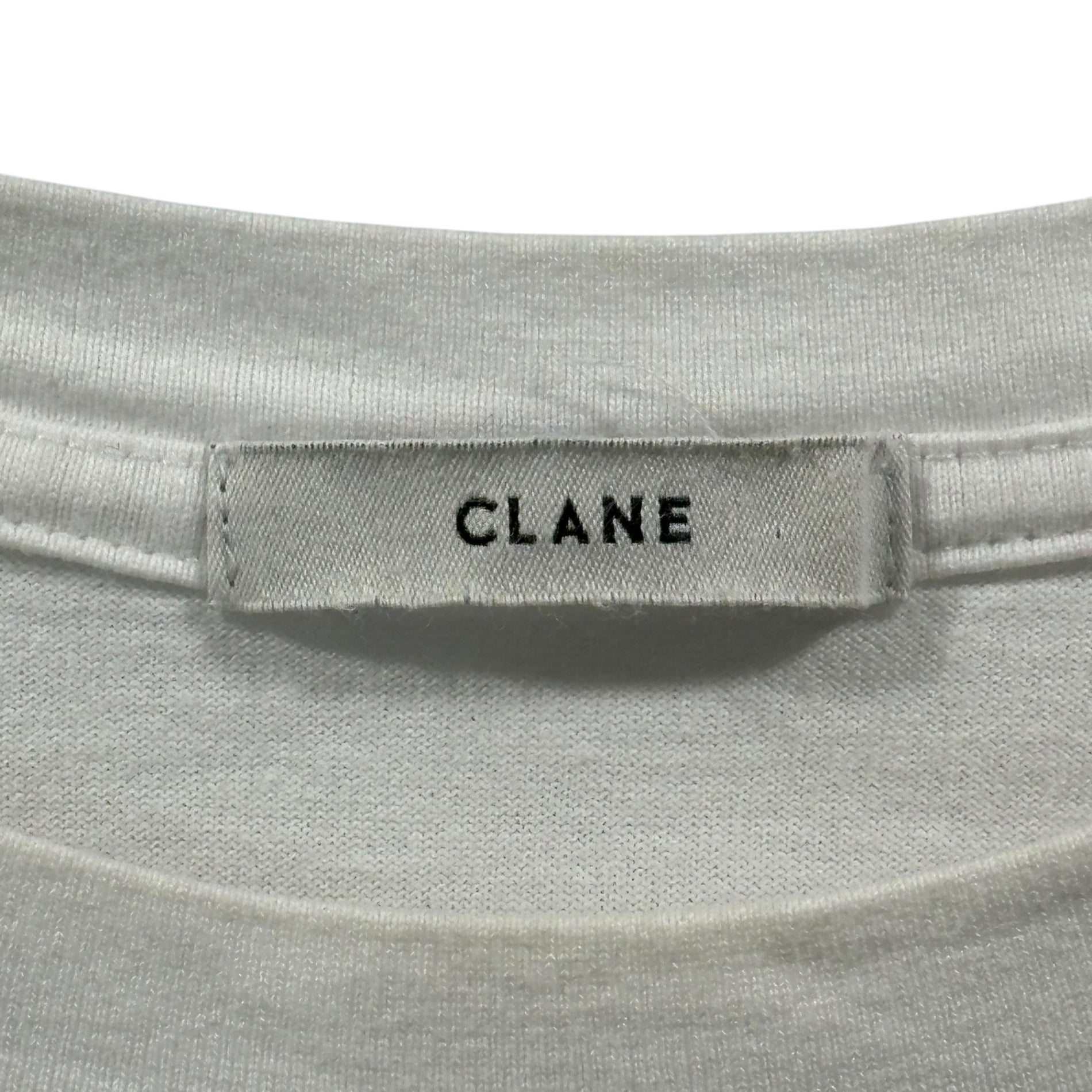 CLANE×FRAGMENT DESIGN(クラネ×フラグメントデザイン) PROJECT T-SHIRTS ロゴ 刺繍 Tシャツ 11105-0731 2 ホワイト