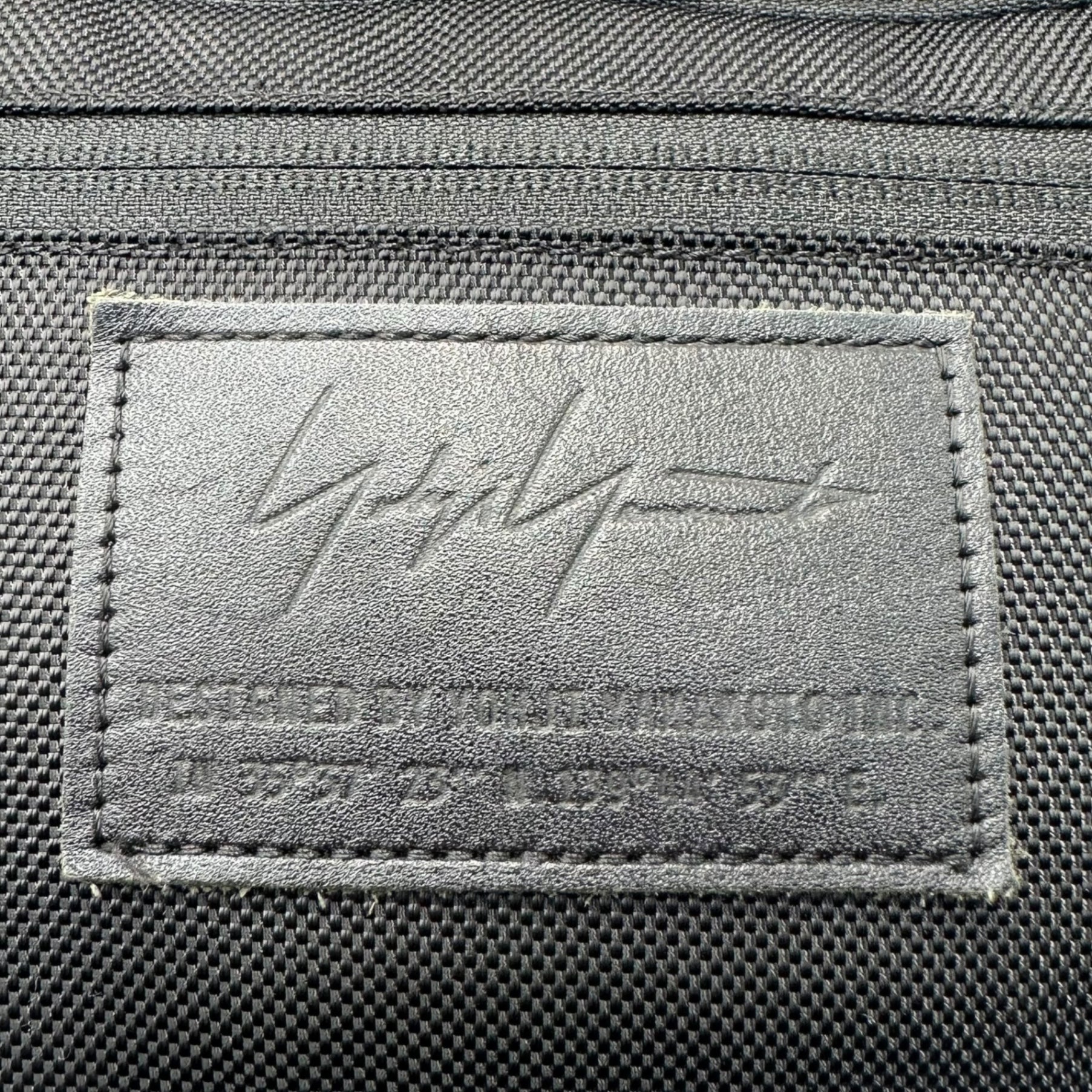 YOHJI YAMAMOTO POUR HOMME×NEW ERA(ヨウジヤマモトプールオム×ニューエラ) 20AW EXP WAIST BAG YY L / EXP ウエスト バッグ HR-150-975 ブラック ボディ 斜め掛け