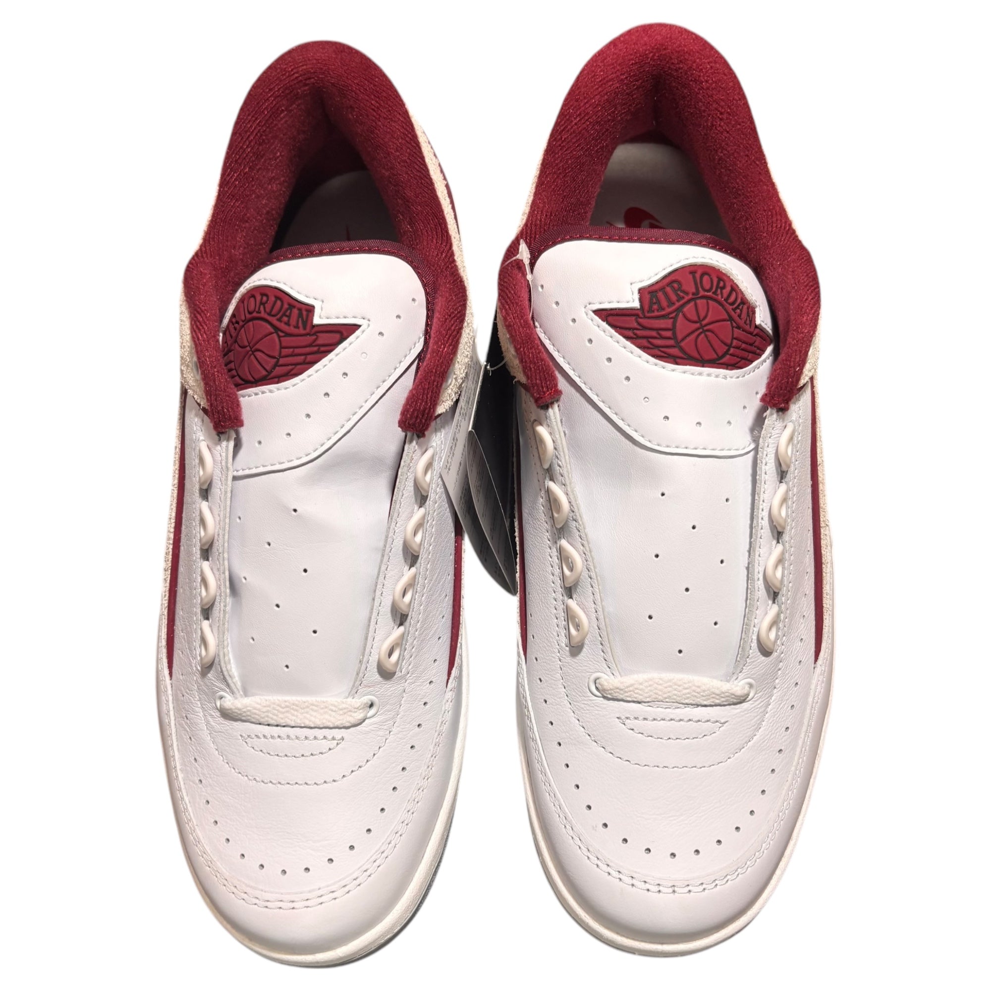 NIKE(ナイキ) Air Jordan 2 Retro Low "Cherrywood" エアジョーダン2 レトロ ロー "チェリーウッド" DV9956-103 27cm ホワイト×ボルドー 箱付 ローカット スニーカー