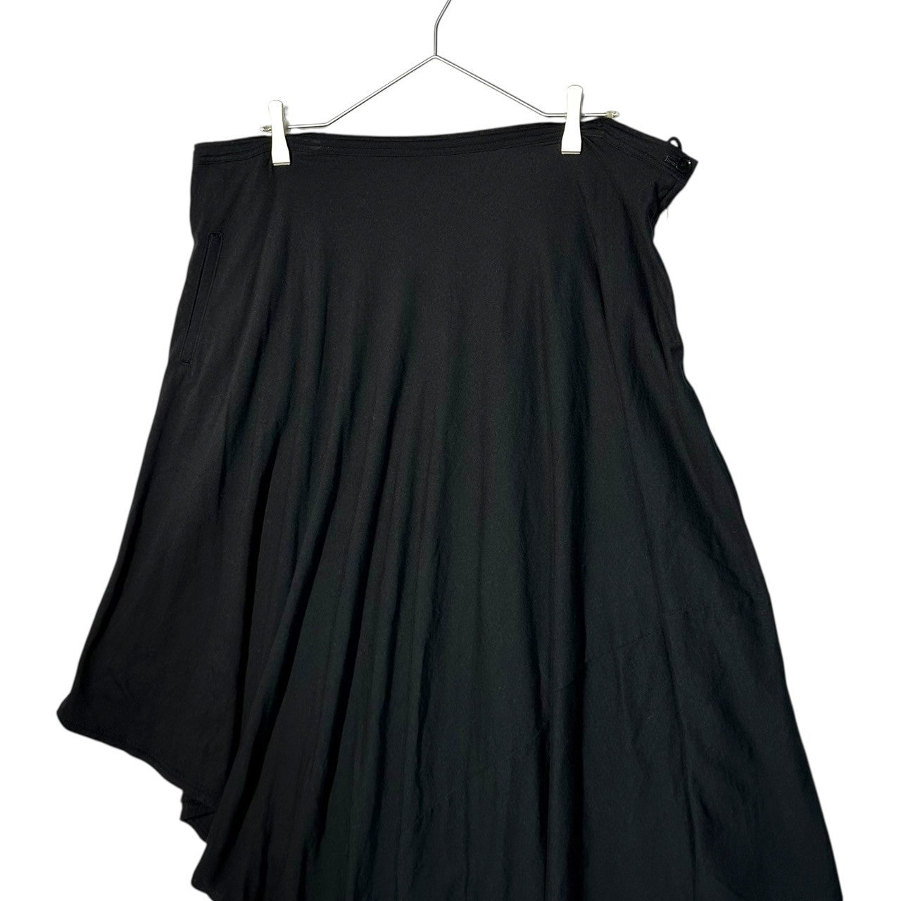 Y's(ワイズ) 08AW Super sarouel asymmetrical skirt pants スーパーサルエル アシンメトリー スカート パンツ YB-T42-260 2(M程度) ブラック