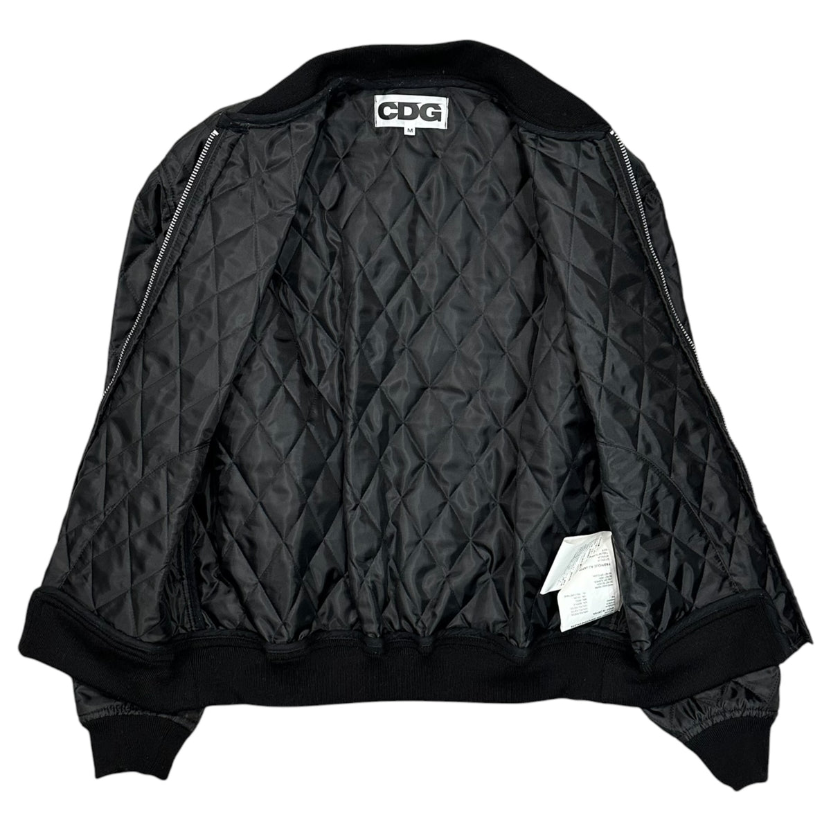CDG COMME des GARCONS(シーディージーコムデギャルソン) 84-85 STAFF BLOUSON QUILTED 84-85 スタッフ ブルゾン キルティング SZ-J002 M ブラック AD2025 ジャケット
