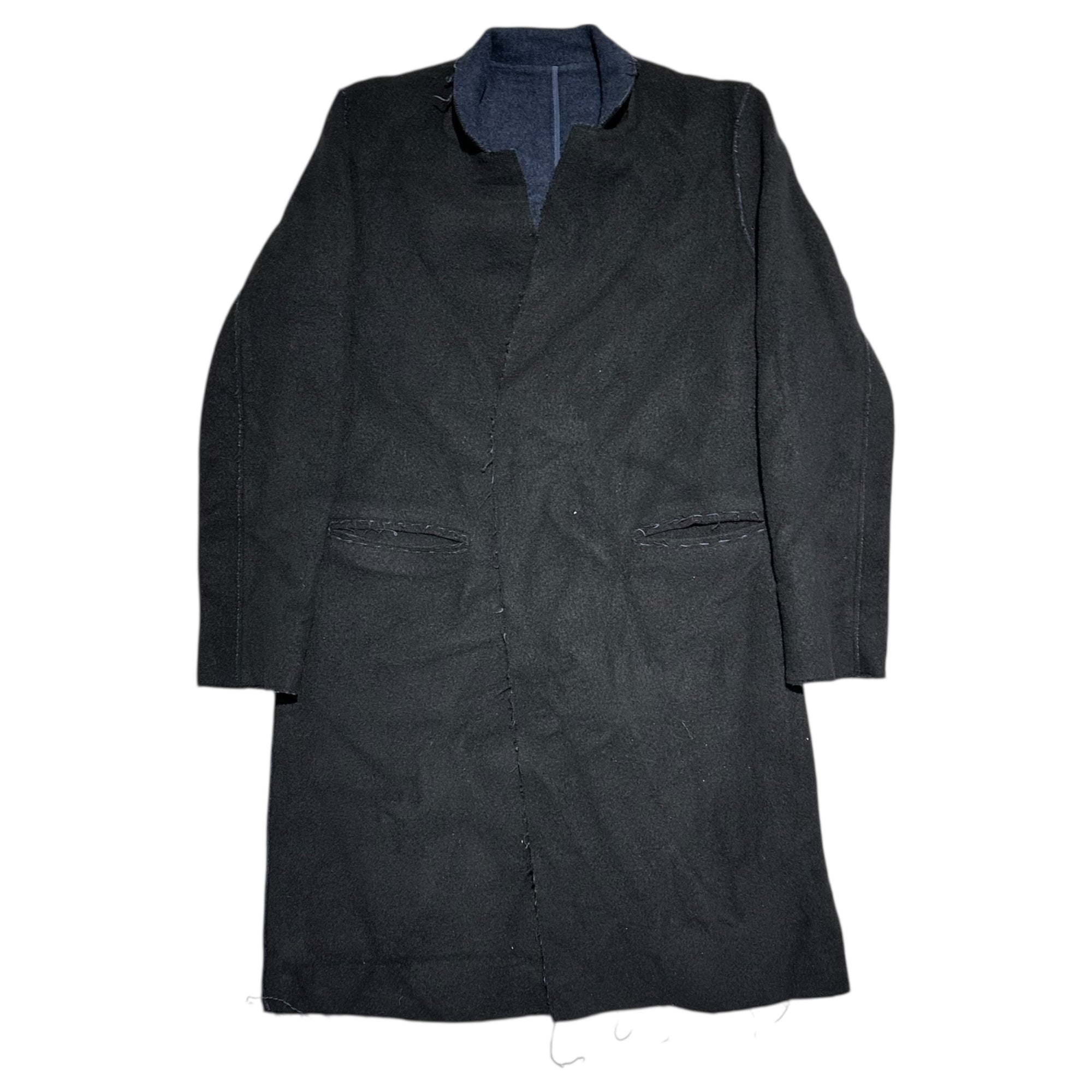 UNDERCOVER(アンダーカバー) 16AW Inside-Out Wool River Chester Coat インサイドアウト ウール リバー チェスター コート UC9302 3 ブラック