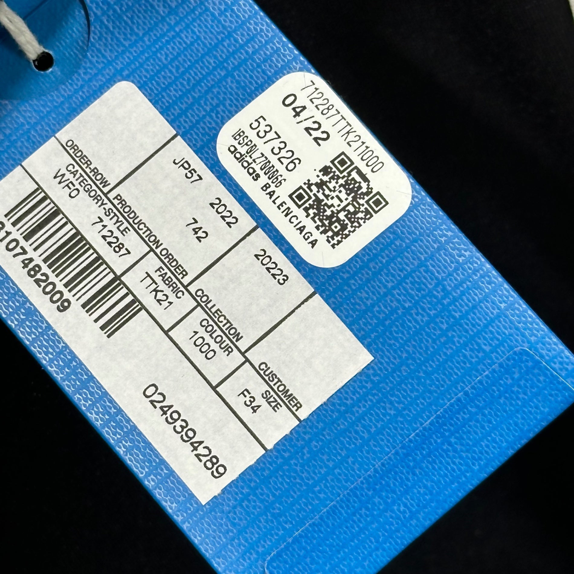 BALENCIAGA(バレンシアガ) 3-LINE Stretch Trefoil Logo Dress スリーライン ストレッチ トレフォイル ロゴ ワンピース ドレス JP57 2022 02480 34(XS程度) ブラック×ホワイト