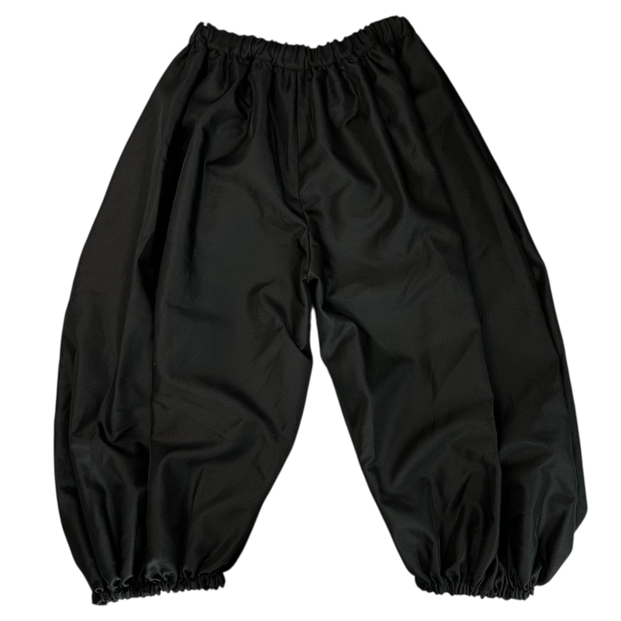 COMME des GARCONS COMME des GARCONS(コムデギャルソンコムデギャルソン) 25SS Estelle Balloon Pants エステル バルーン パンツ RO-P006 S ブラック AD2024 男性着用可能 人気完売商品