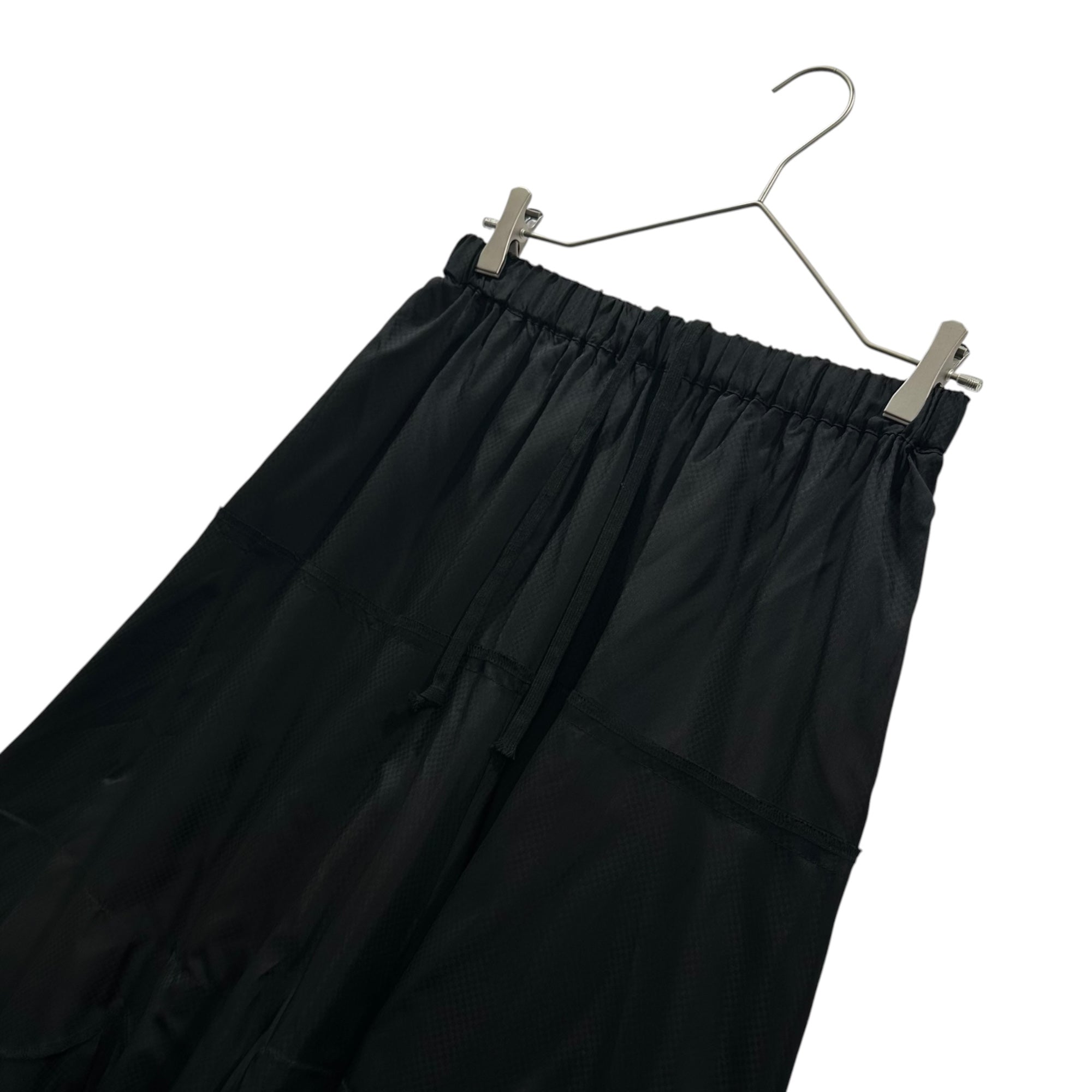 COMME des GARCONS(コムデギャルソン) 2008SS Cupra Check Easy Skirt キュプラ チェック イージー スカート GA-S045 SS ブラック AD2007